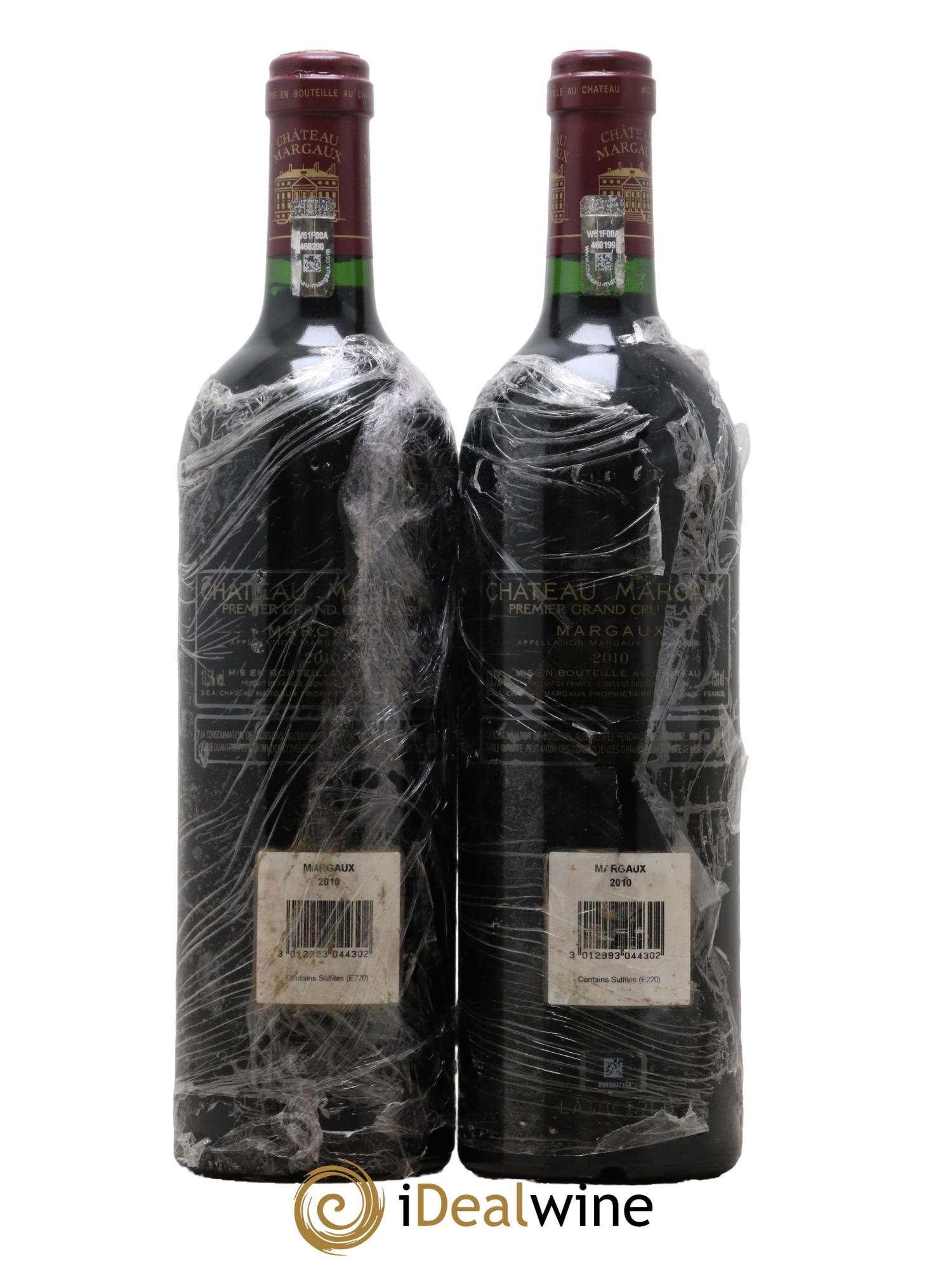 Château Margaux 1er Grand Cru Classé  2010 - Posten von 2 Flaschen - 1