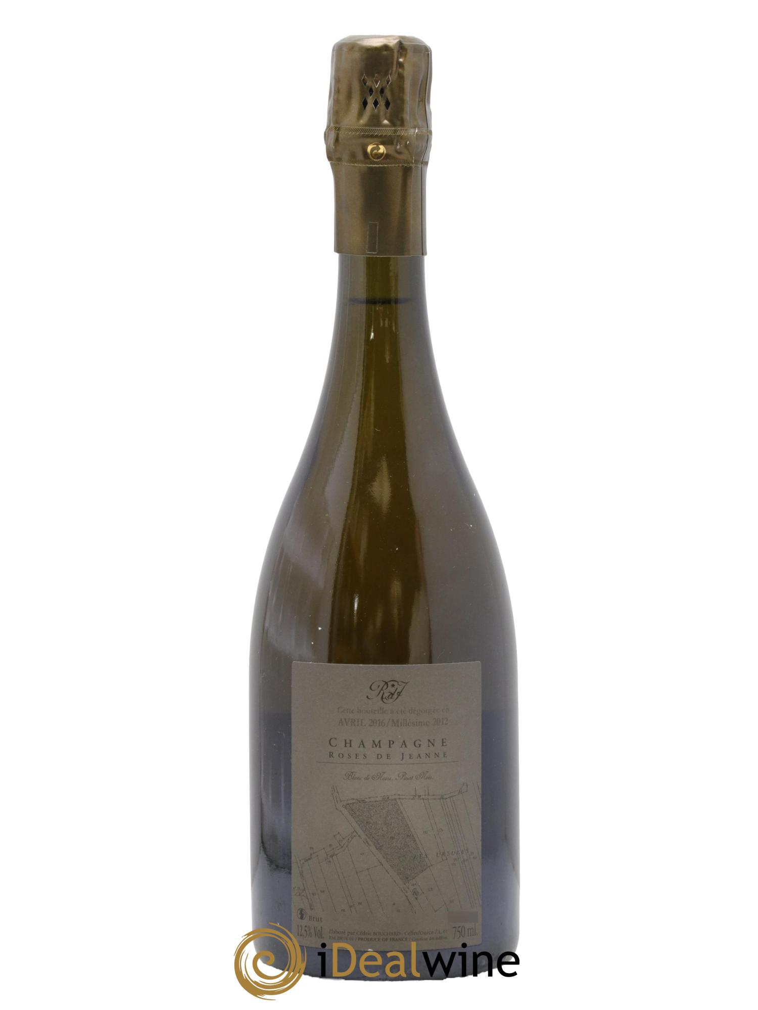 Roses de Jeanne Les Ursules Blanc de Noirs Brut Cédric Bouchard 2012 - Lot of 1 bottle - 1