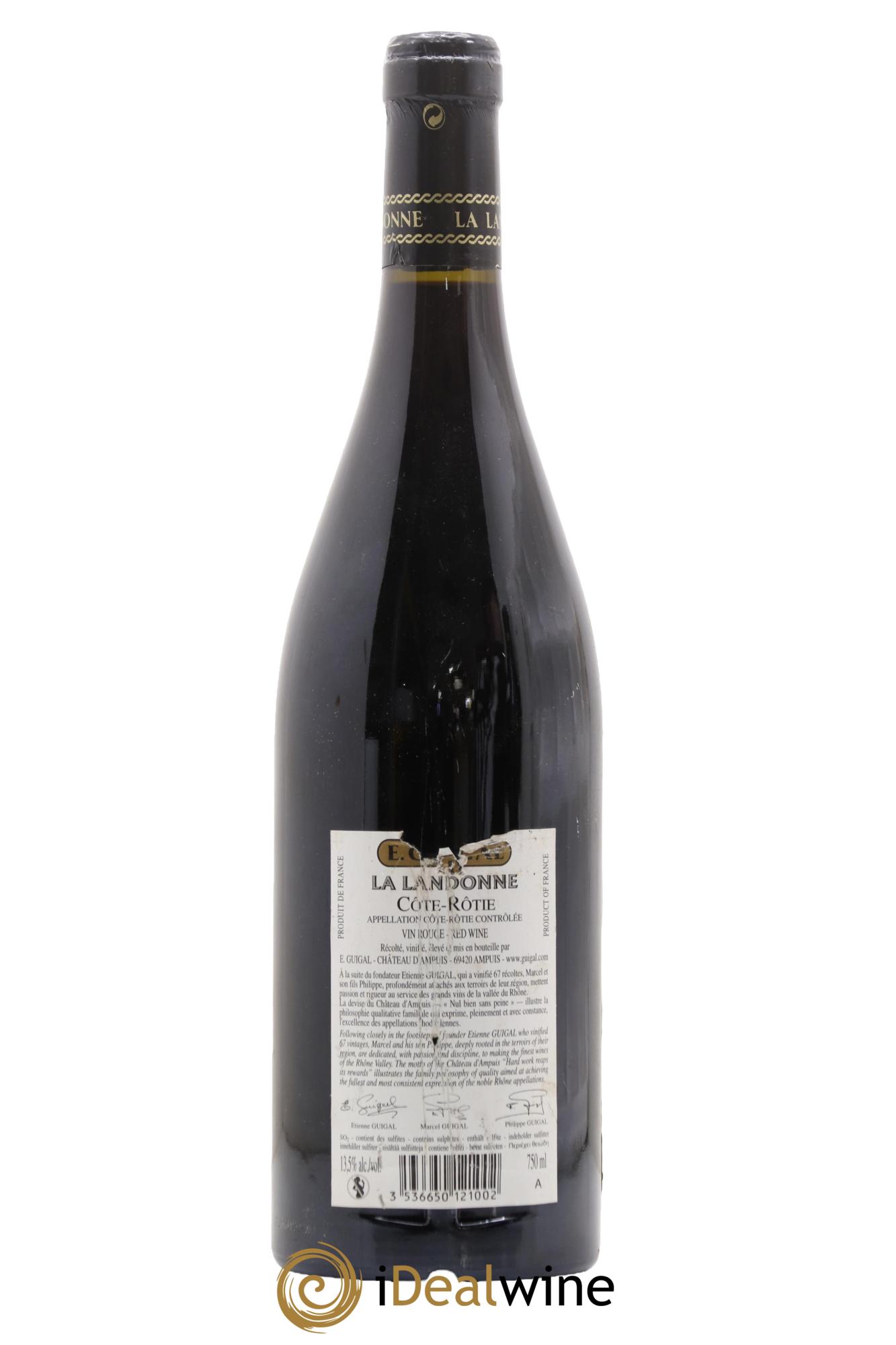 Côte-Rôtie La Landonne Guigal  2004 - Lotto di 1 bottiglia - 1