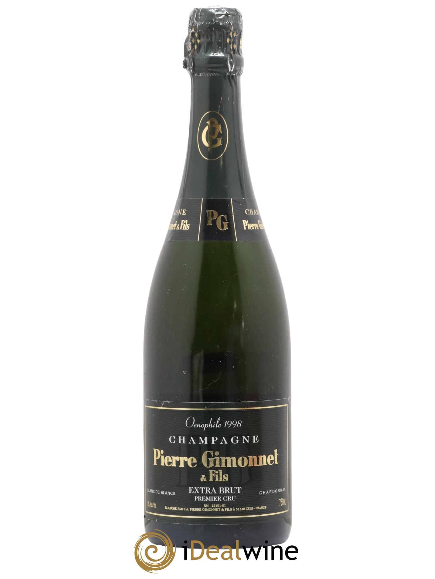 Oenophile Extra-Brut Pierre Gimonnet 1998 - Lot de 1 bouteille - 0