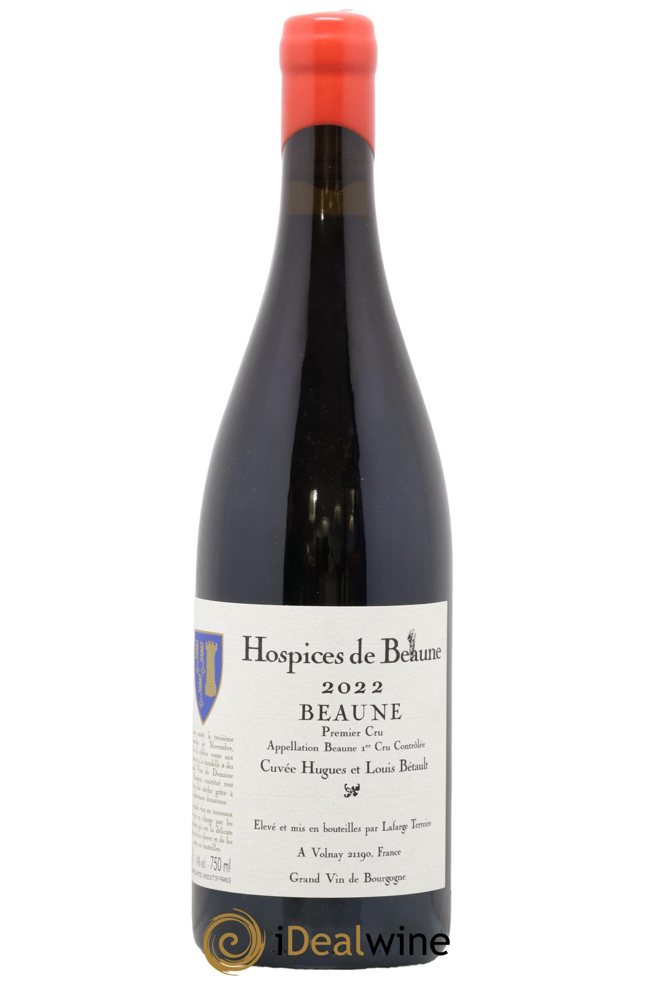 Beaune 1er Cru cuvée Hugues et Louis Bétault Hospices de Beaune Lafarge 2022 - Lot de 1 bouteille - 0