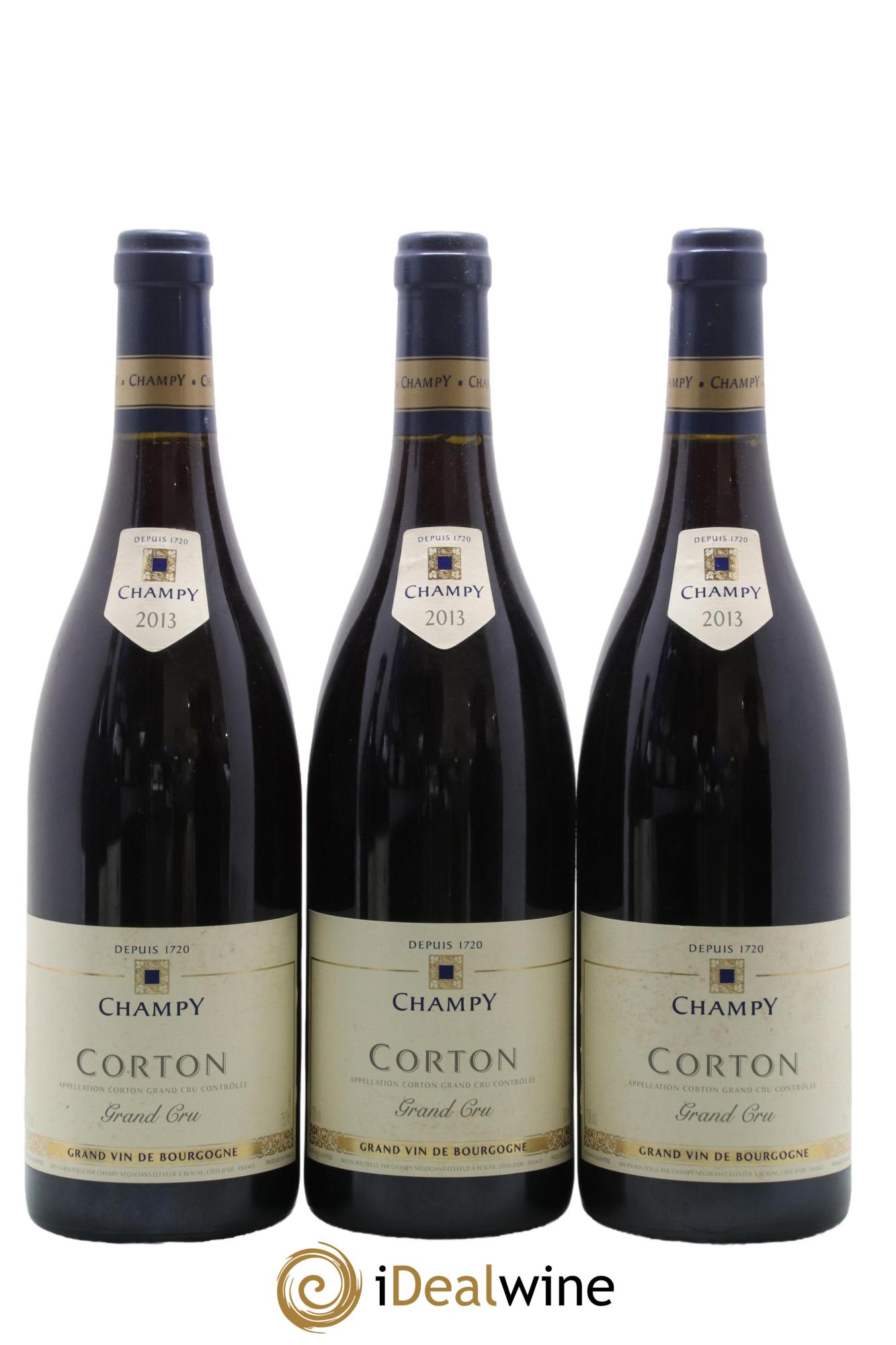 Corton Grand Cru Maison Champy 2013 - Lot de 3 bouteilles - 0