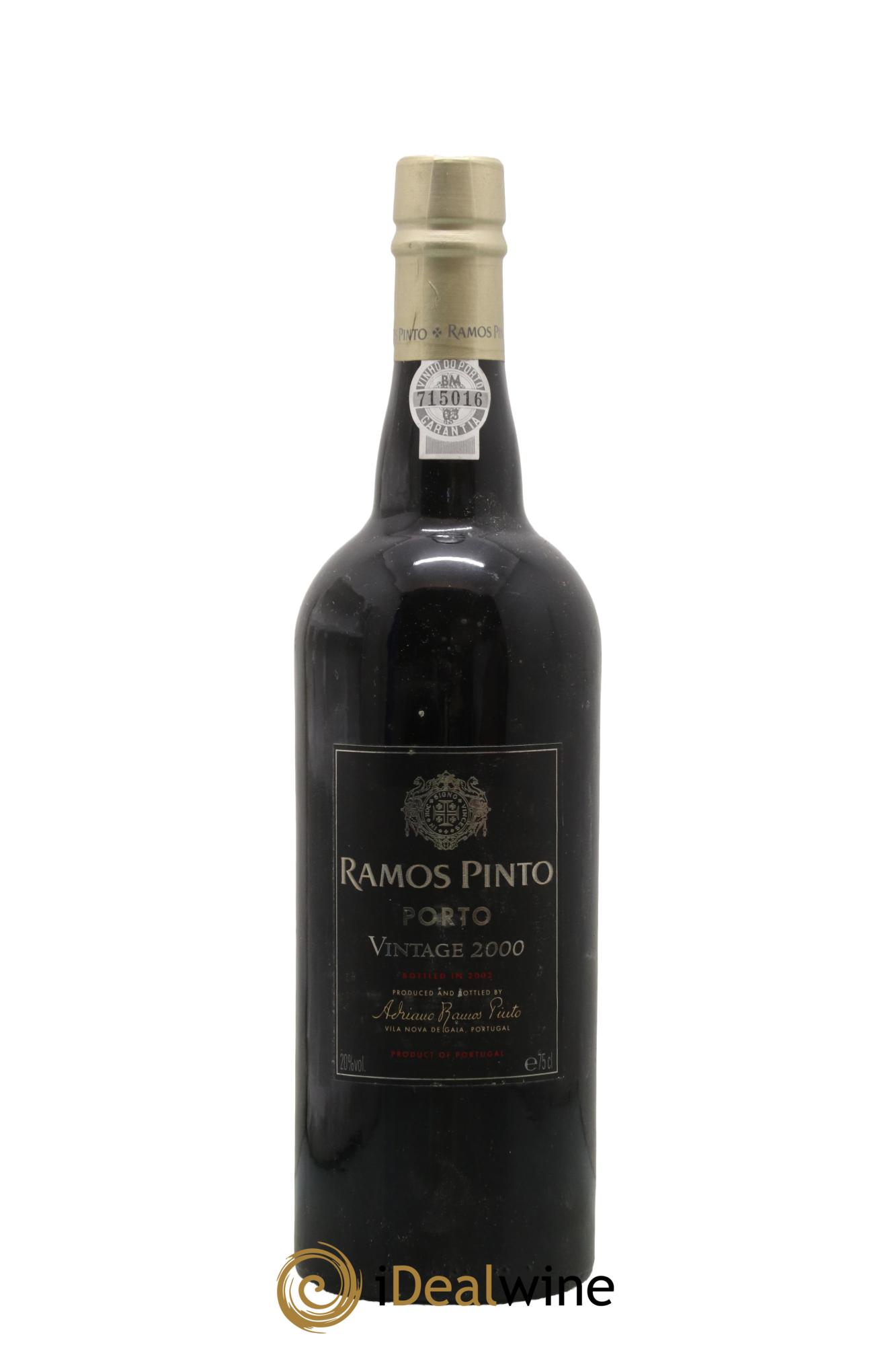 Porto Quinta Da Ervamoira Vintage Ramos Pinto 2000 - Lot de 1 bouteille - 0