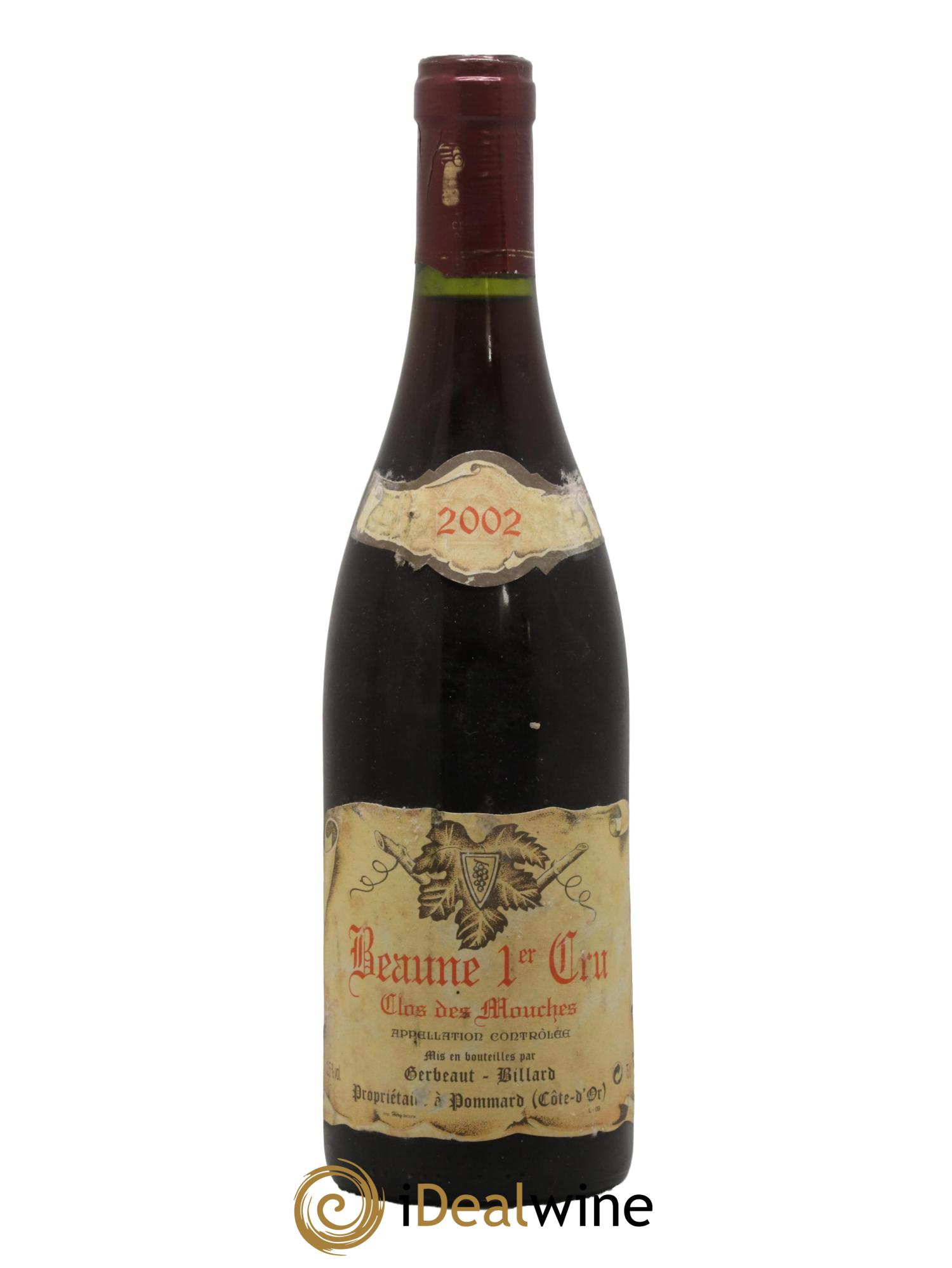 Beaune 1er Cru Clos des Mouches Gerbeaut-Billard 2002 - Lot de 1 bouteille - 0