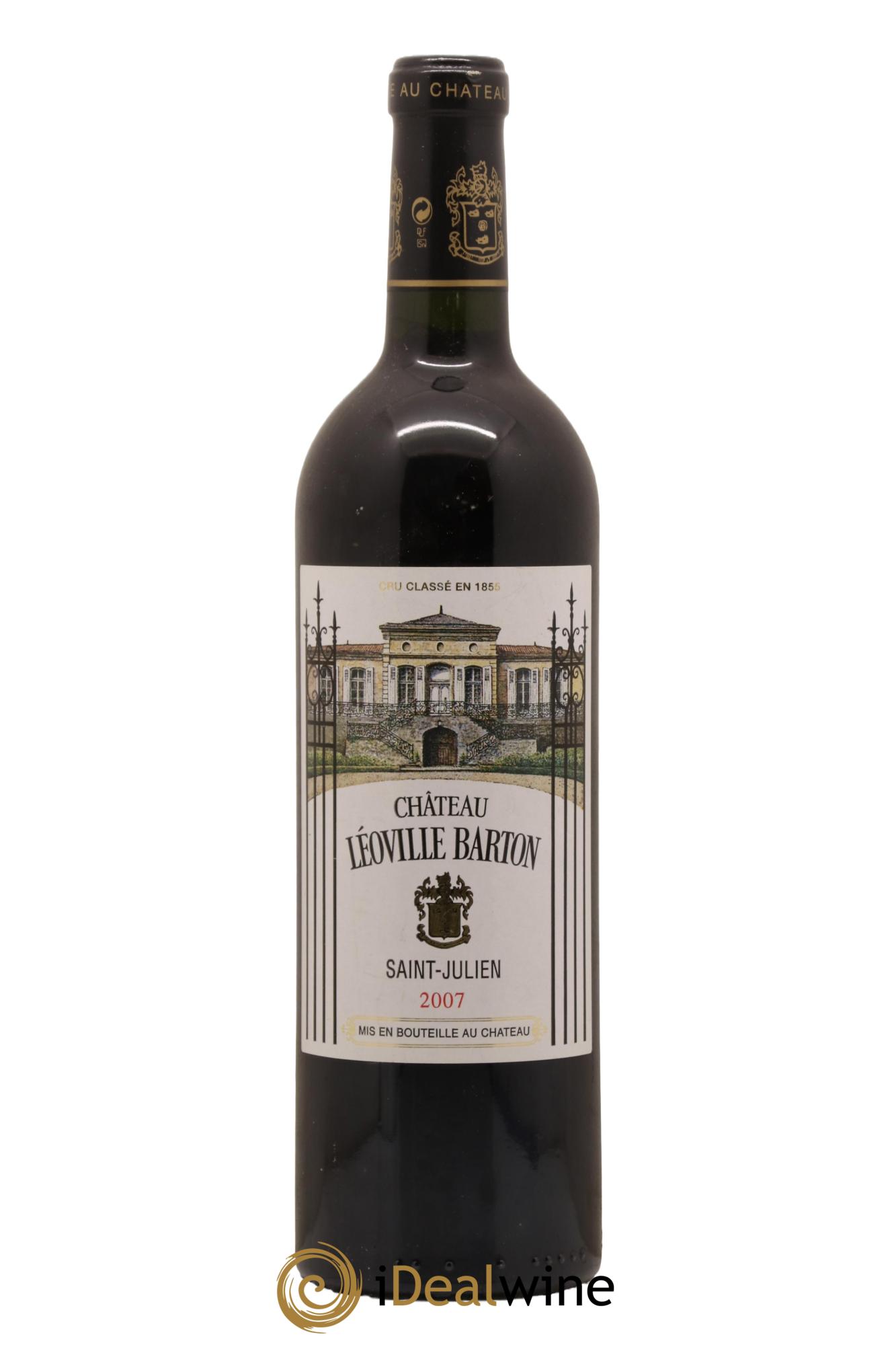 Château Léoville Barton 2ème Grand Cru Classé 2007 - Lot de 1 bouteille - 0