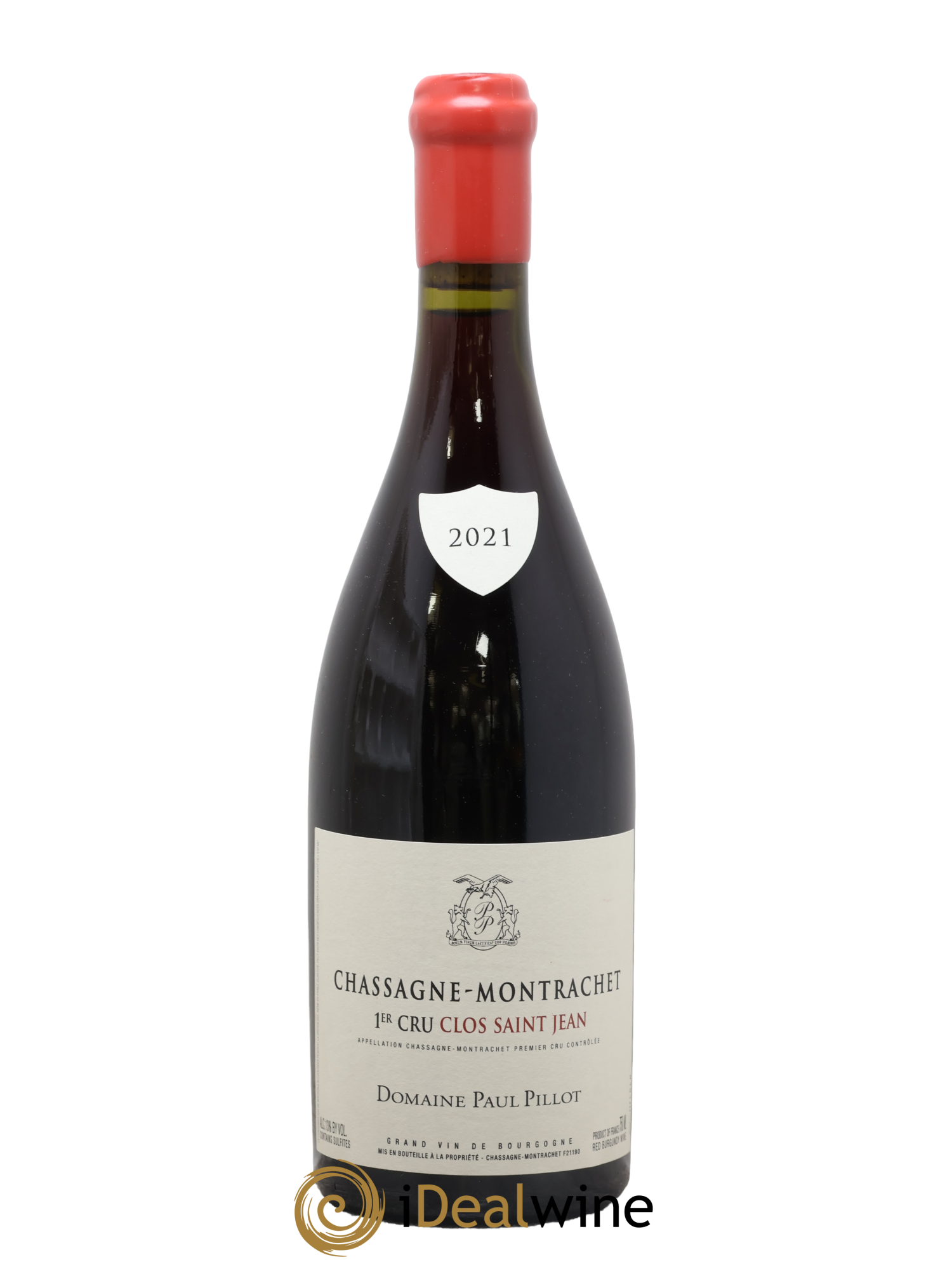 Chassagne-Montrachet 1er Cru Clos Saint-Jean Paul Pillot (Domaine) 2021 - Lot de 1 bouteille - 0