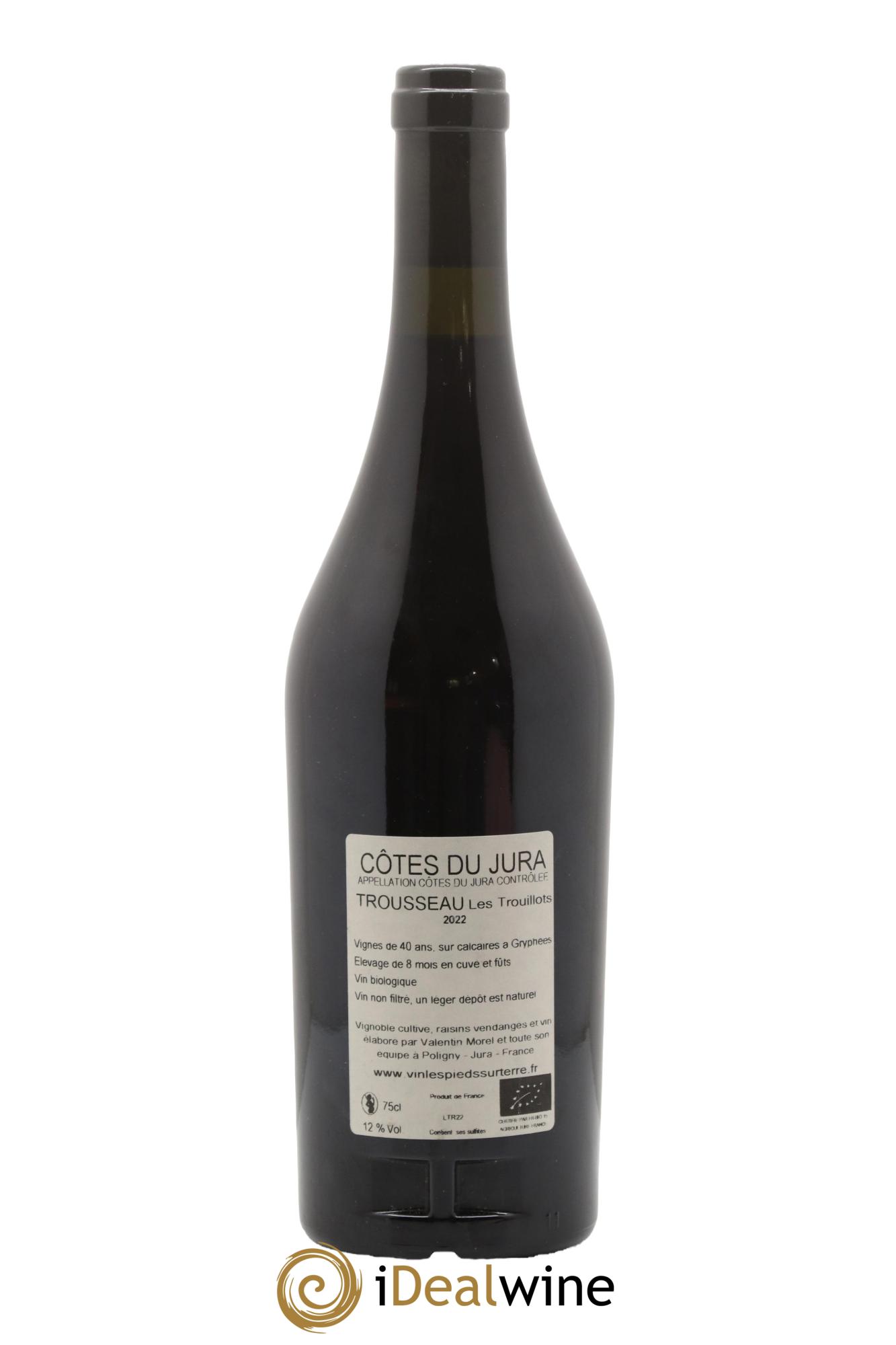 Côtes du Jura Trousseau - Les Trouillots Valentin Morel 2022 - Lot of 1 bottle - 1
