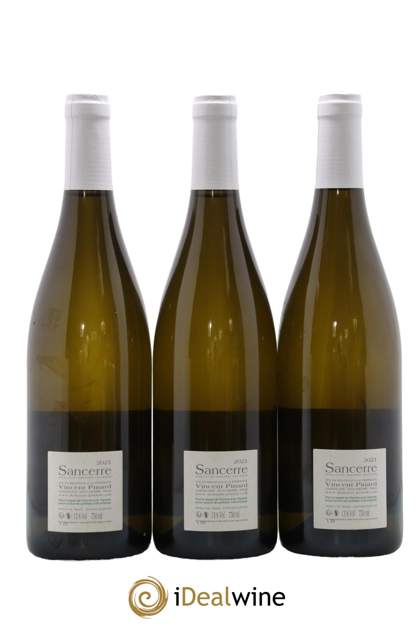 Sancerre Florès Vincent Pinard 2023 - Lot de 3 bouteilles - 1