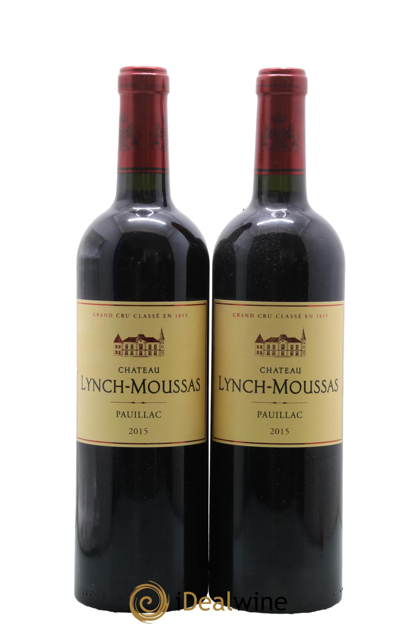 Château Lynch Moussas 5ème Grand Cru Classé 2015 - Lot de 2 bouteilles - 0
