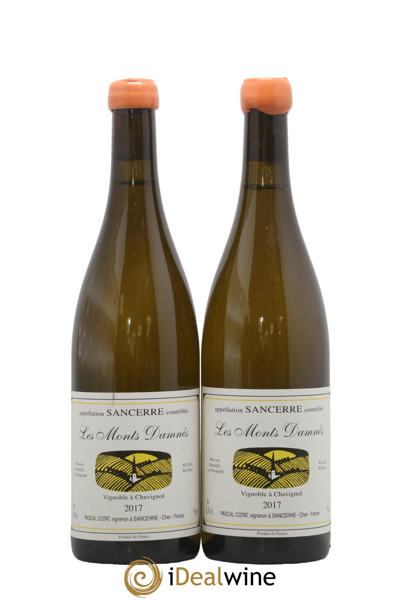 Sancerre Les Monts Damnés Pascal Cotat 2017 - Lot de 2 bouteilles - 0