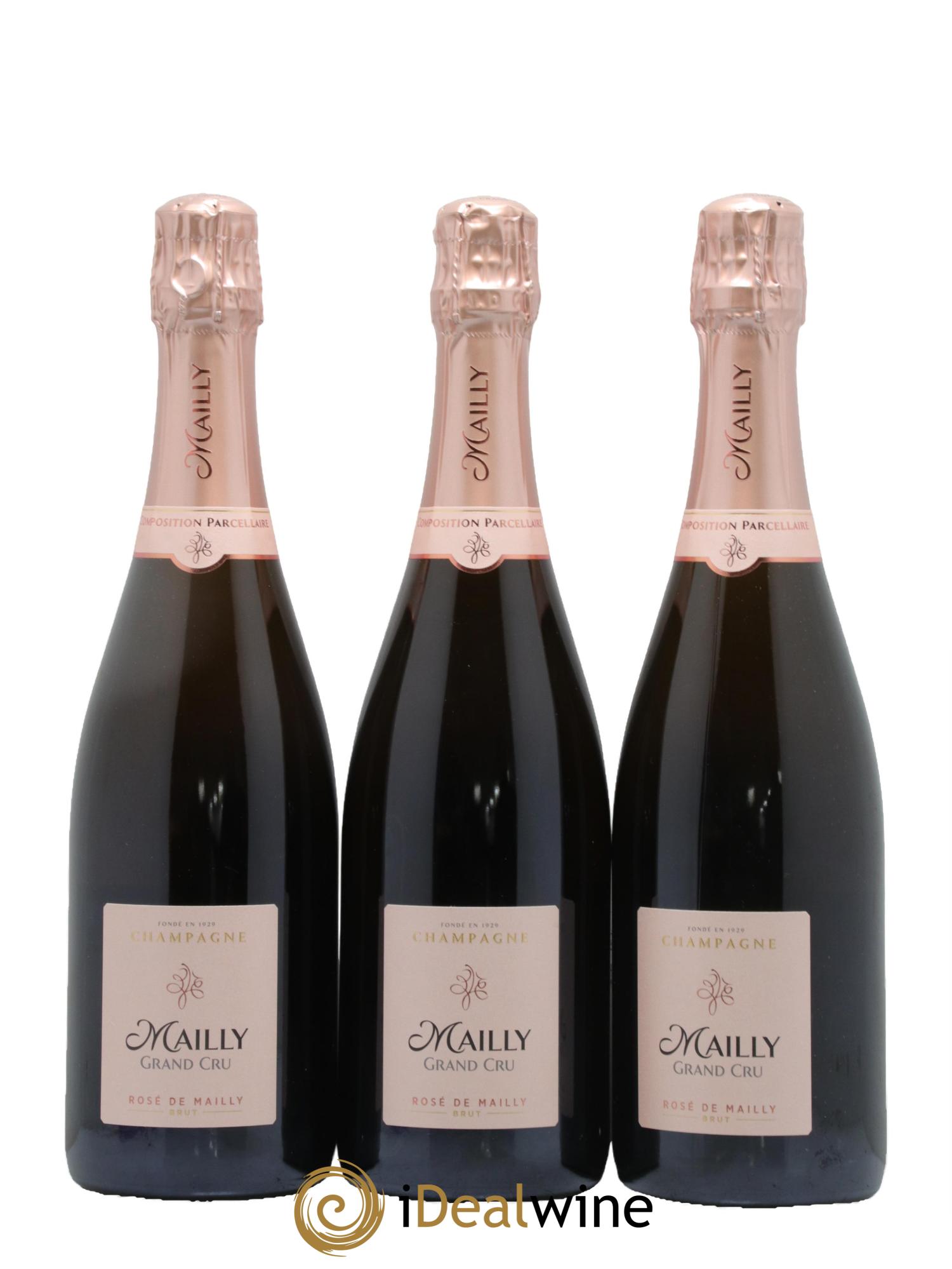 Champagne - Brut Grand Cru Mailly - Lot de 3 bouteilles - 0