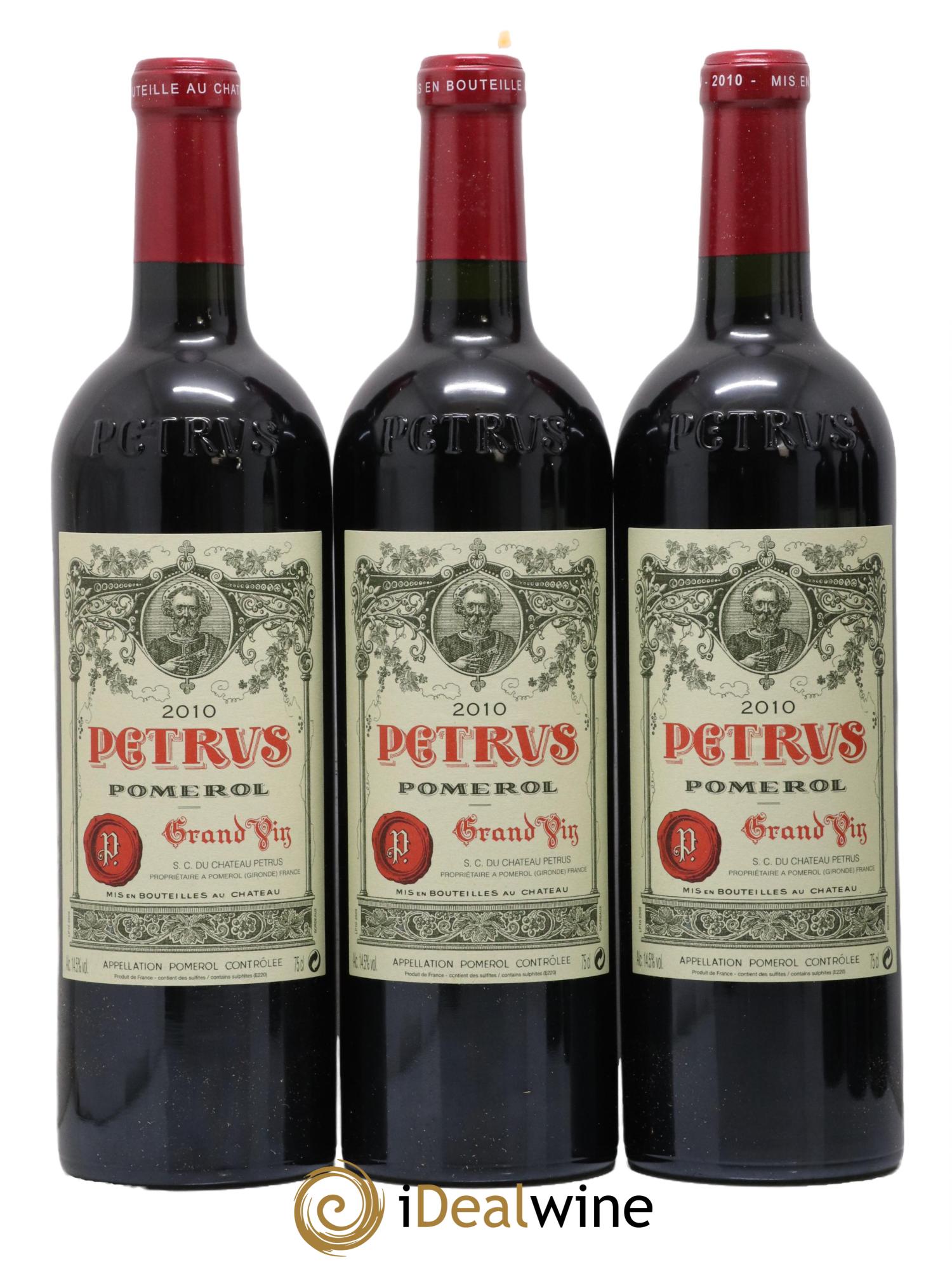 Petrus 2010 - Lot de 6 bouteilles - 1