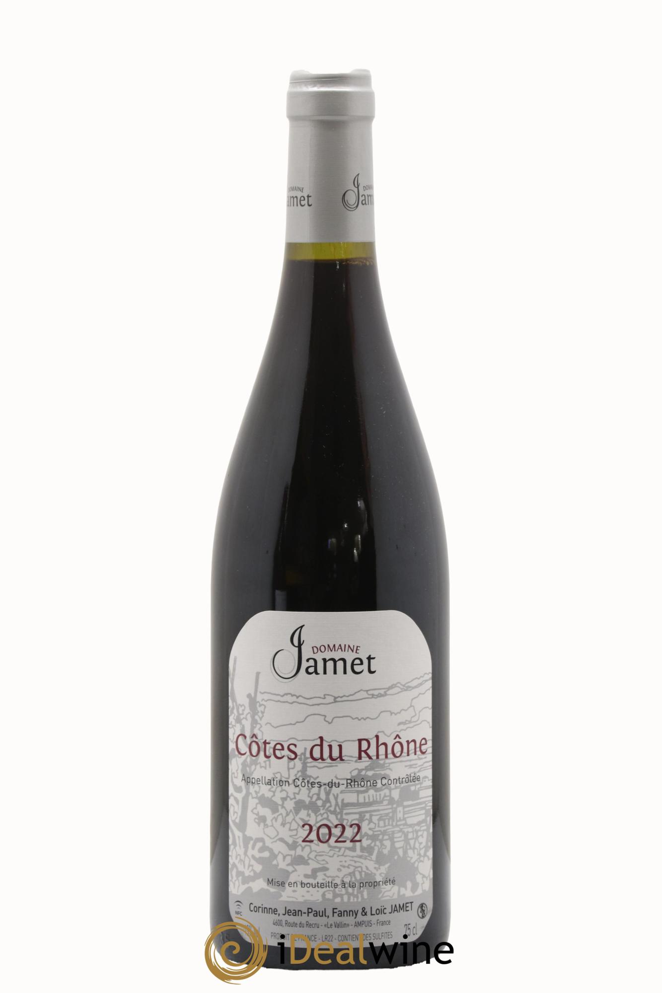 Côtes-du-Rhône Jamet (Domaine) 2022 - Lotto di 1 bottiglia - 0