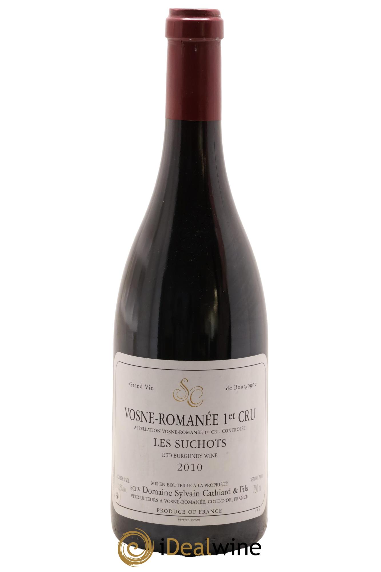 Vosne-Romanée 1er Cru Les Suchots Sylvain Cathiard & Fils 2010 - Lot de 1 bouteille - 0