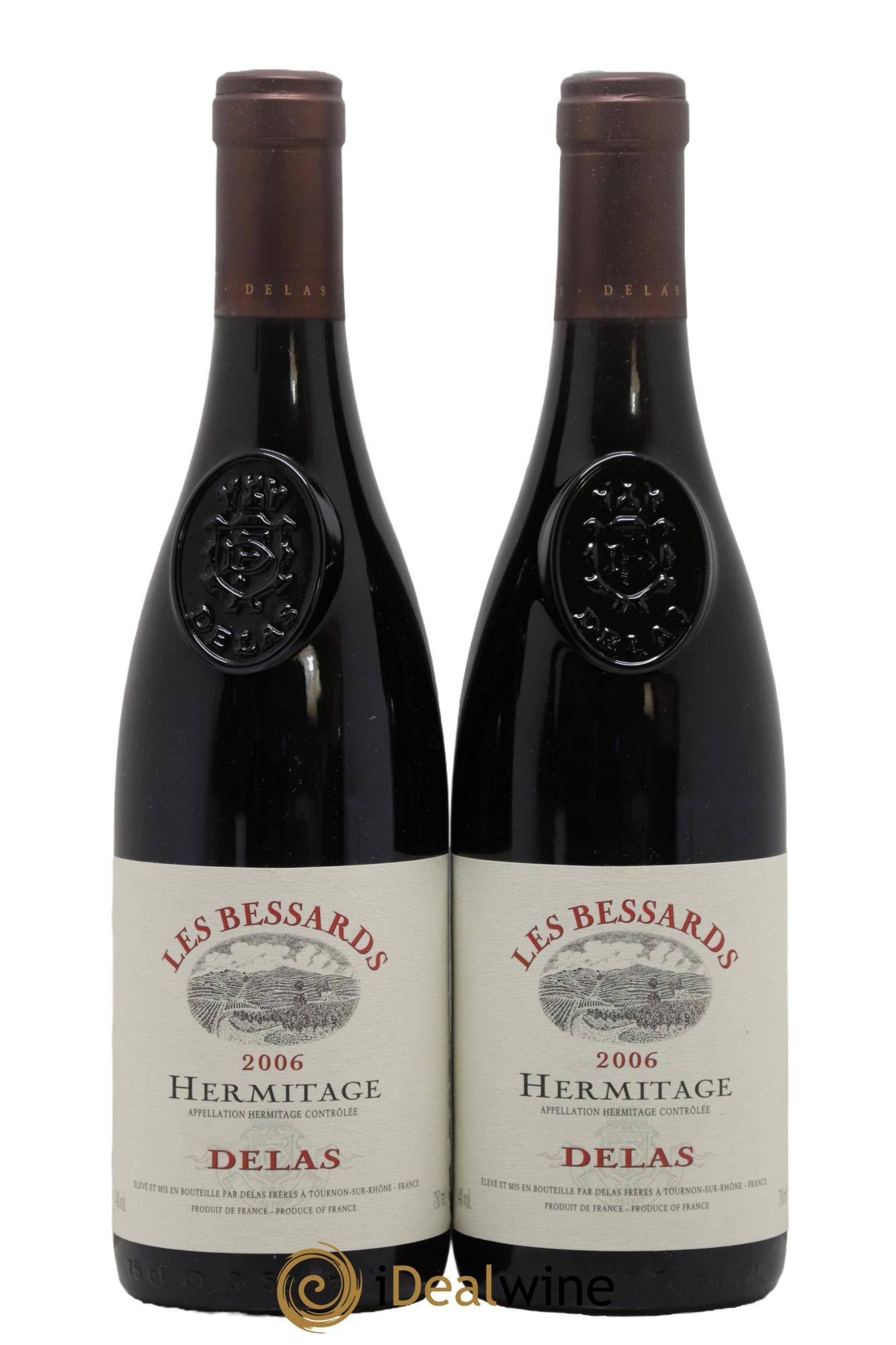Hermitage Les Bessards Delas Frères 2006 - Lotto di 2 bottiglie - 0