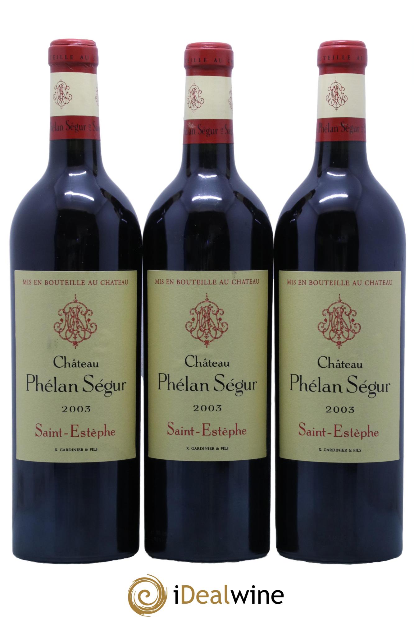 Château Phélan Ségur 2003 - Lotto di 12 bottiglie - 4