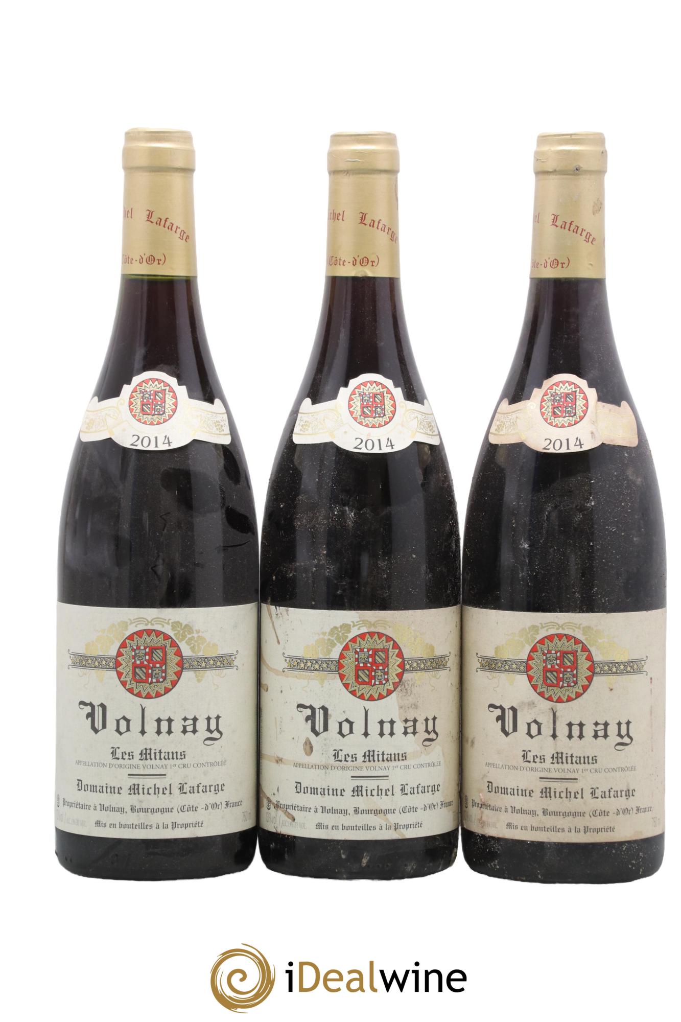 Volnay 1er Cru Les Mitans Lafarge (Domaine) 2014 - Lot of 3 bottles - 0