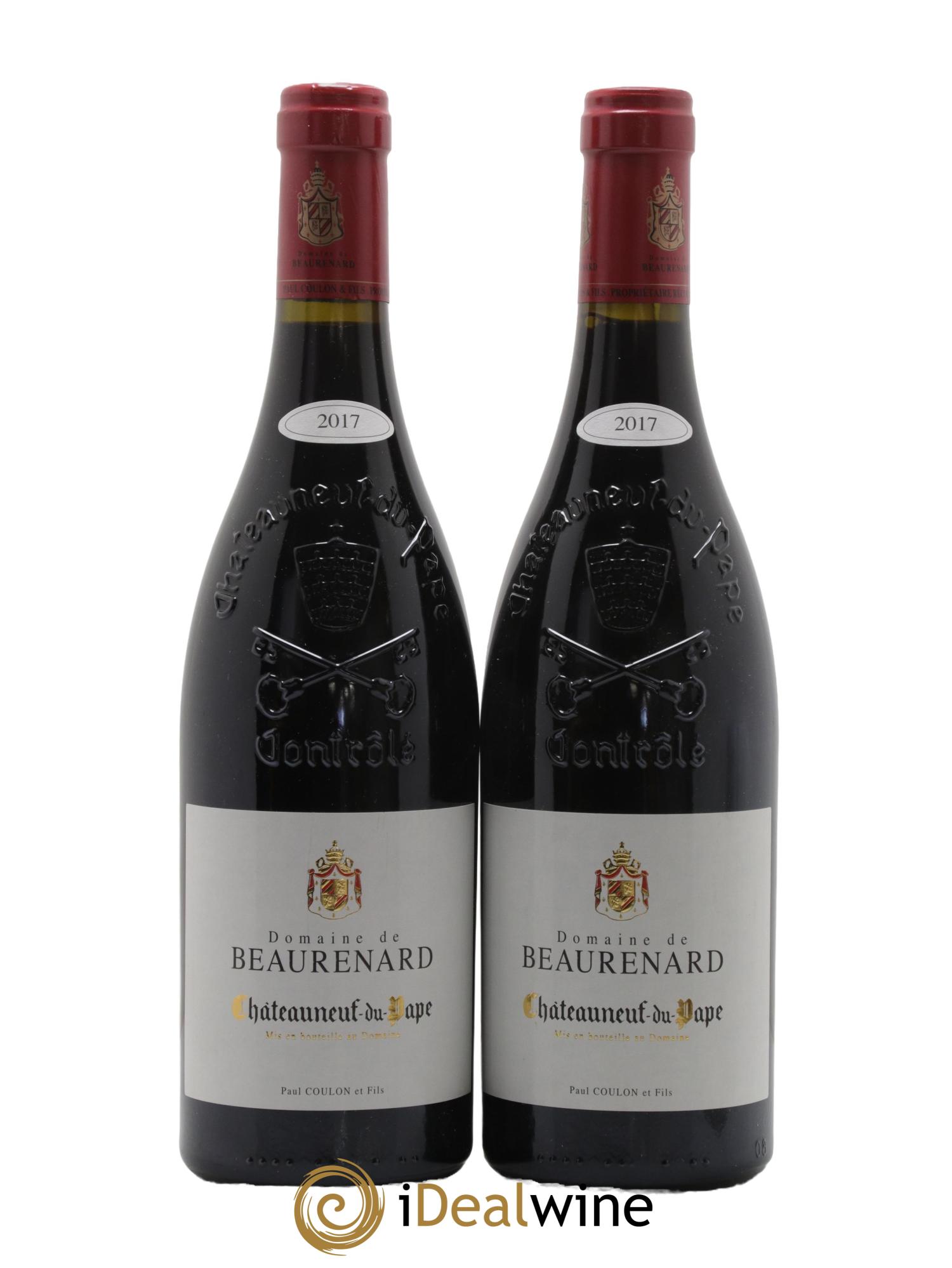 Châteauneuf-du-Pape Beaurenard (Domaine de) 2017 - Lot de 2 bouteilles - 0