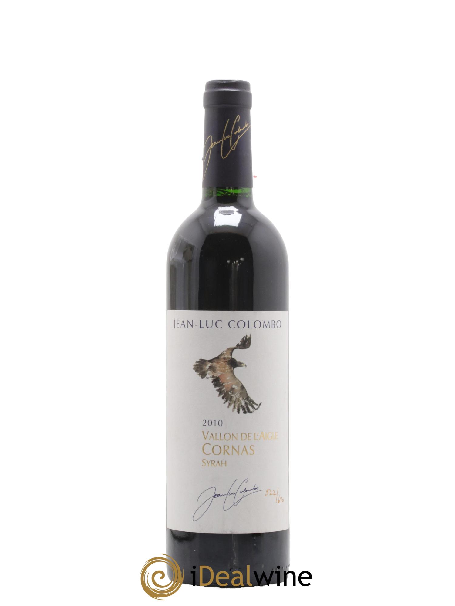 Cornas Vallon de l'Aigle Jean-Luc Colombo 2010 - Lot de 1 bouteille - 0