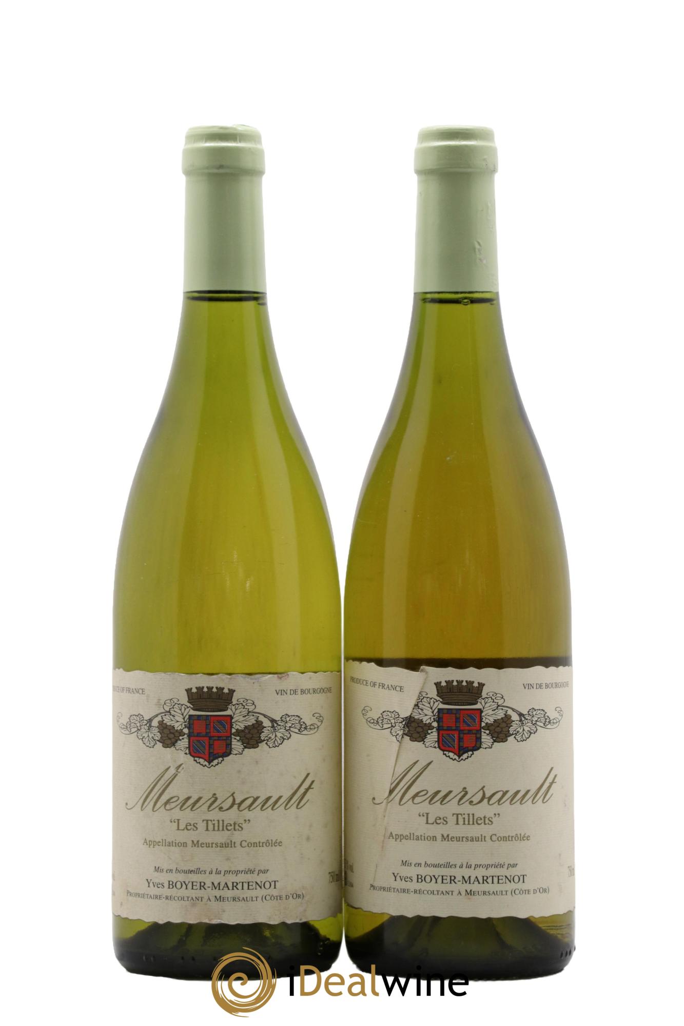 Meursault Tillets Domaine Boyer-Martenot 2008 - Lot de 2 bouteilles - 0