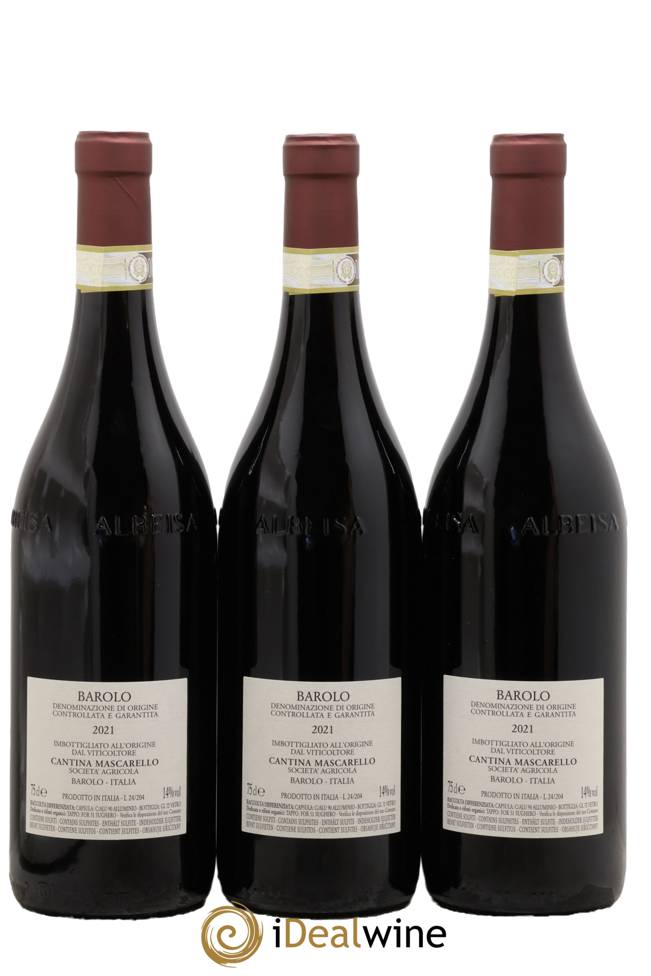 Barolo DOCG Bartolo Mascarello 2021 - Posten von 3 Flaschen - 1