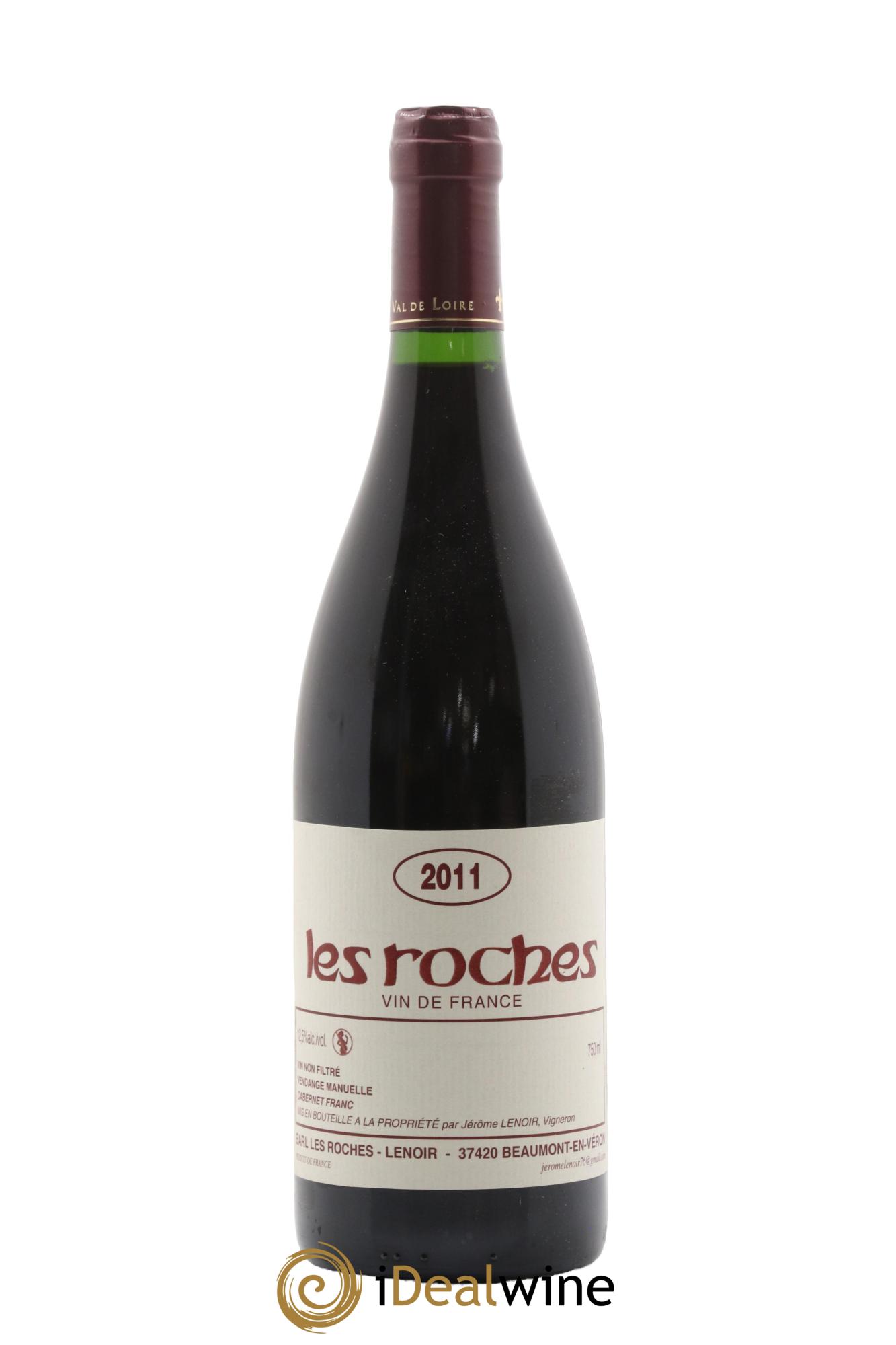 Vin de France Les Roches Lenoir (Domaine) 2011 - Lot de 1 bouteille - 0