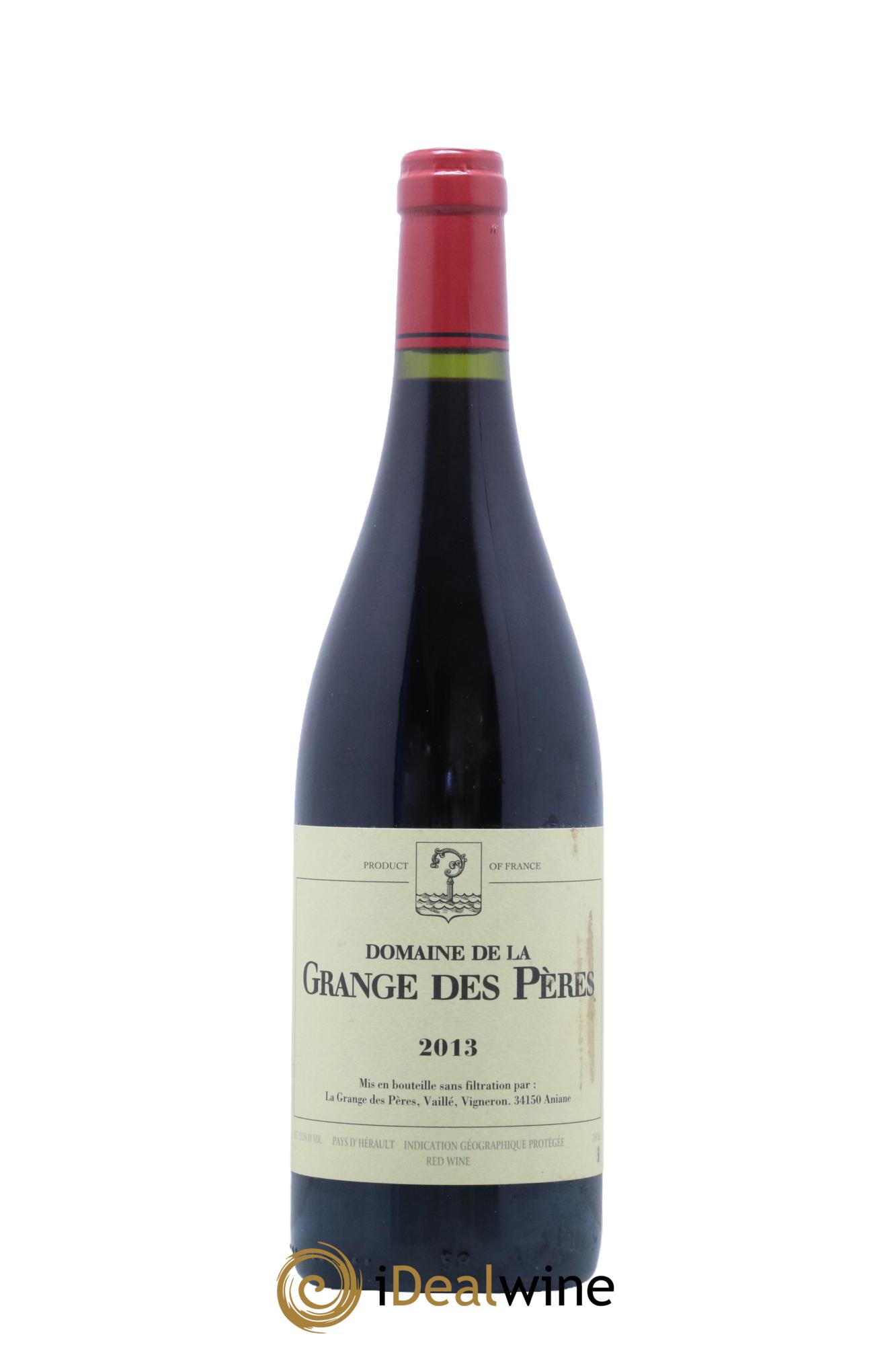 Pays d'Hérault Grange des Pères Laurent Vaillé 2013 - Lot de 1 bouteille - 0