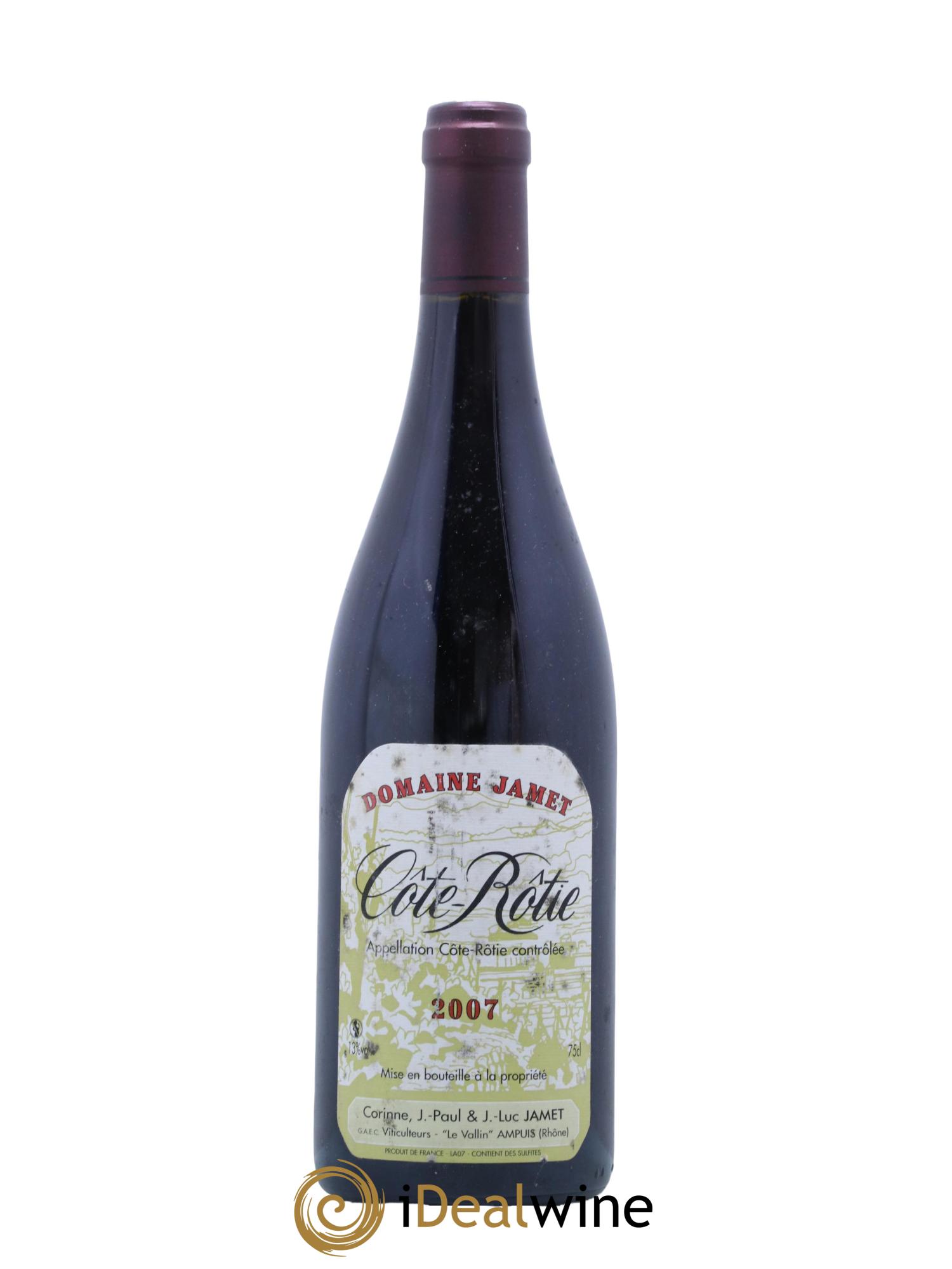 Côte-Rôtie Jamet (Domaine) 2007 - Lot de 1 bouteille - 0