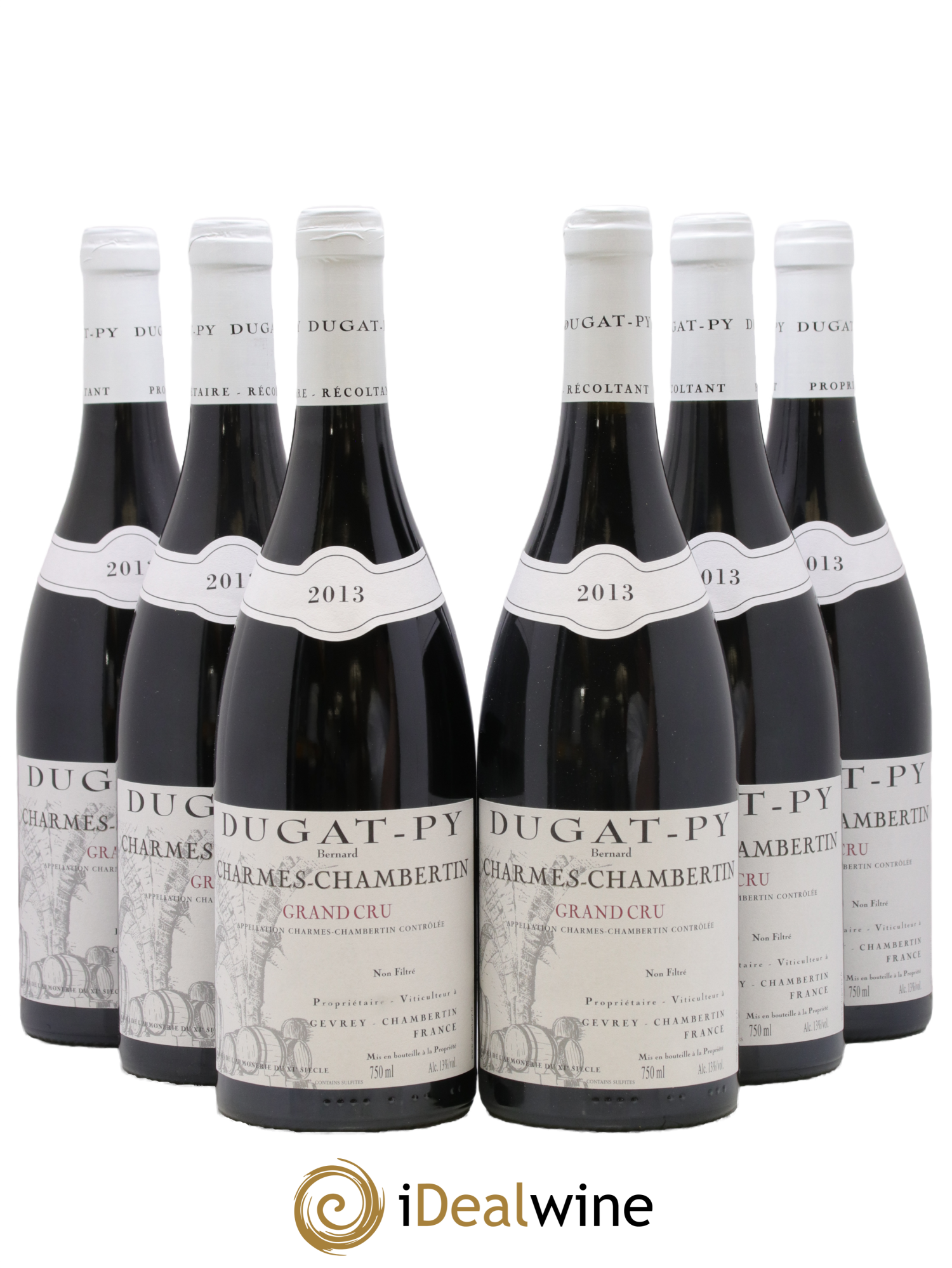 Charmes-Chambertin Grand Cru Dugat-Py 2013 - Posten von 6 Flaschen - 0