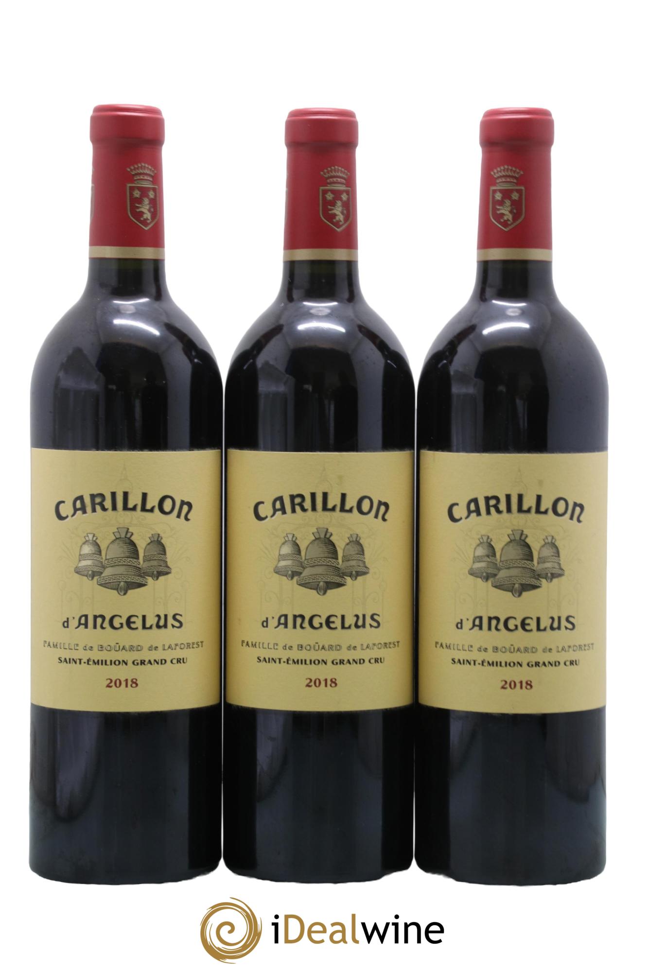 Le Carillon de l'Angélus Second Vin 2018 - Lot de 3 bouteilles - 0