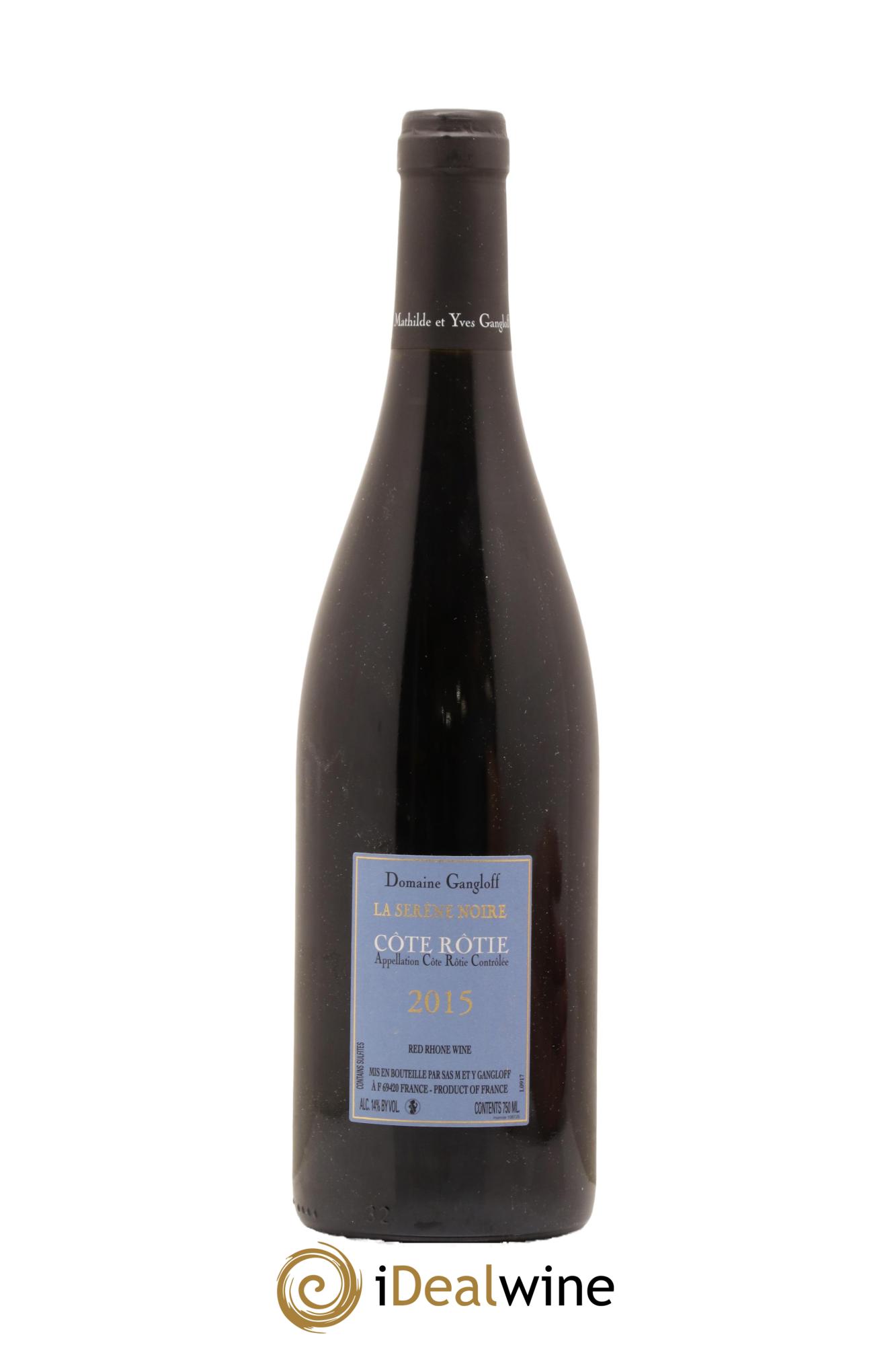 Côte-Rôtie La Sereine Noire Gangloff (Domaine) 2015 - Lot de 1 bouteille - 1