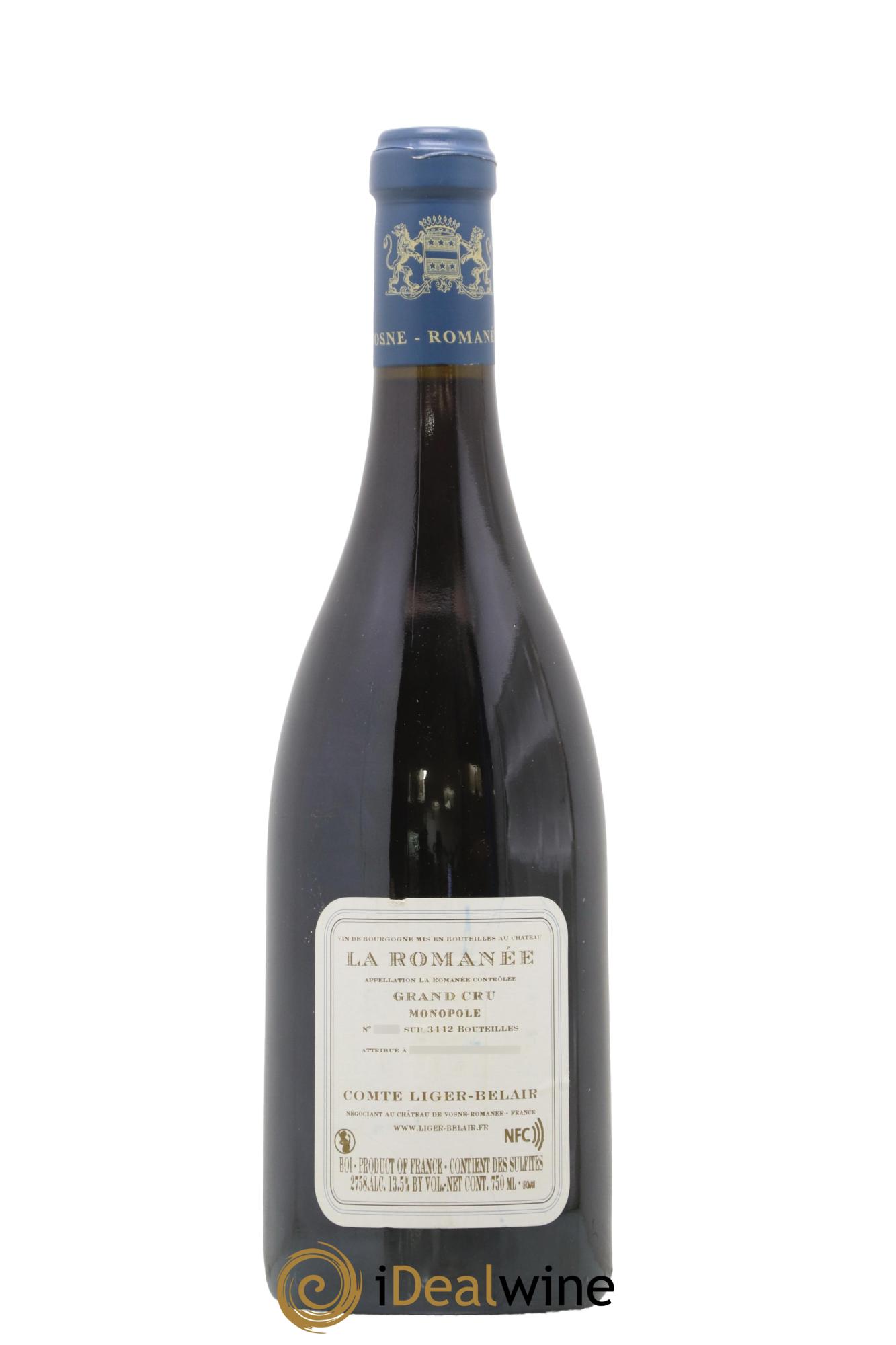 La Romanée Grand Cru Comte Liger-Belair (Domaine du) 2010 - Lot of 1 bottle - 1