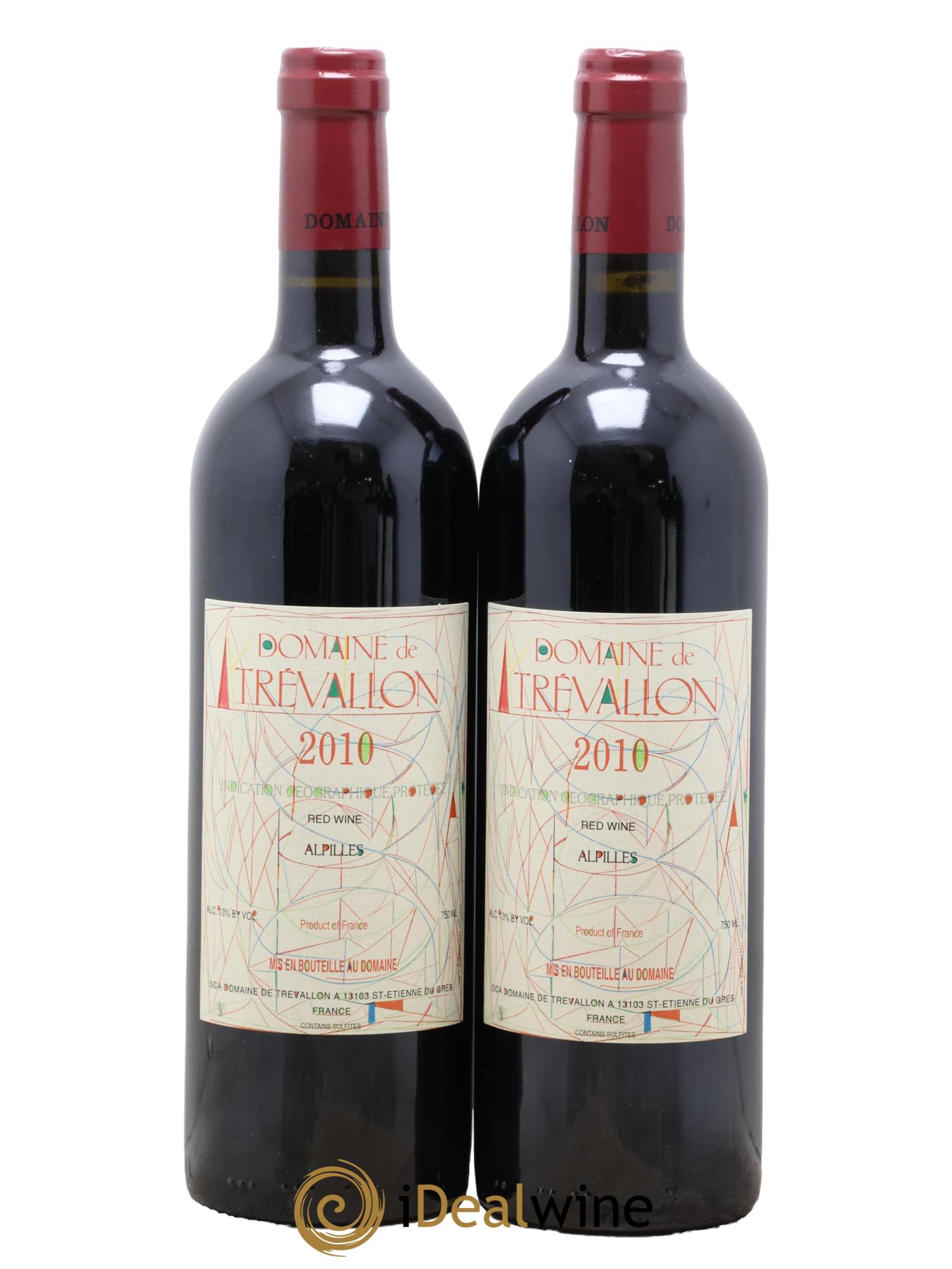 IGP Alpilles Trévallon (Domaine de) Eloi Dürrbach 2010 - Lot of 2 bottles - 0