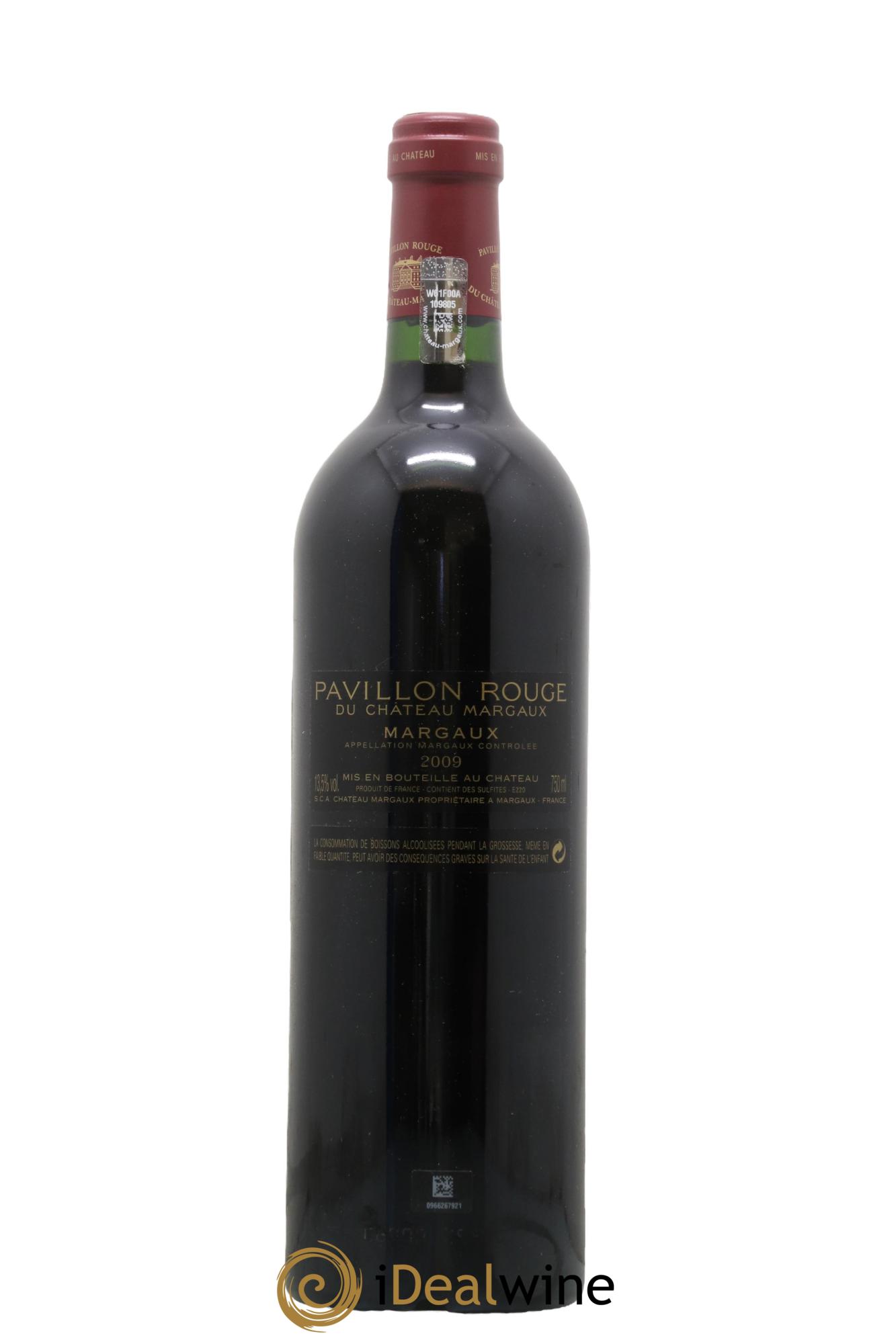 Pavillon Rouge du Château Margaux Second Vin 2009 - Lot de 1 bouteille - 1
