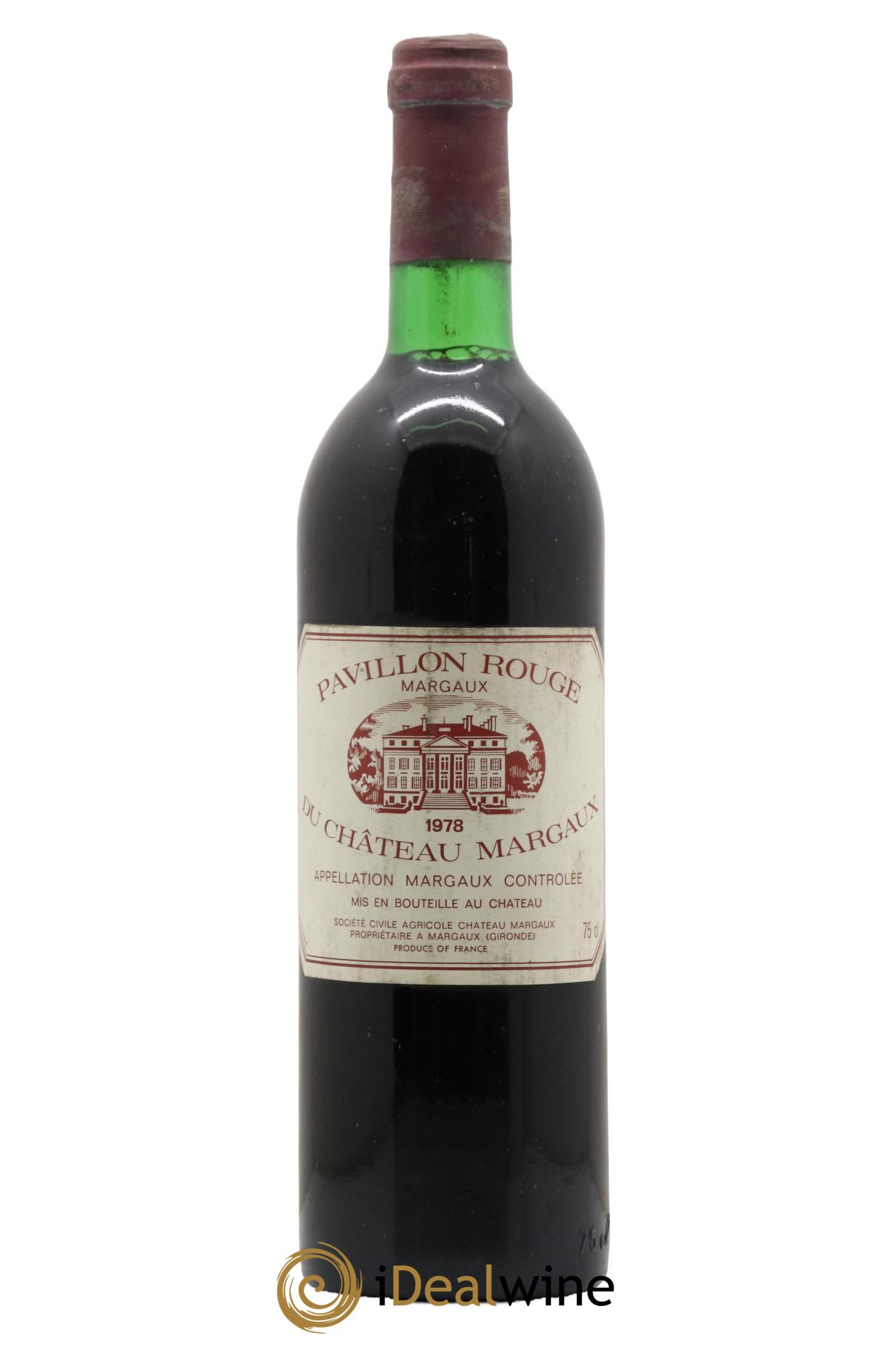 Pavillon Rouge du Château Margaux Second Vin 1978 - Lot de 1 bouteille - 0