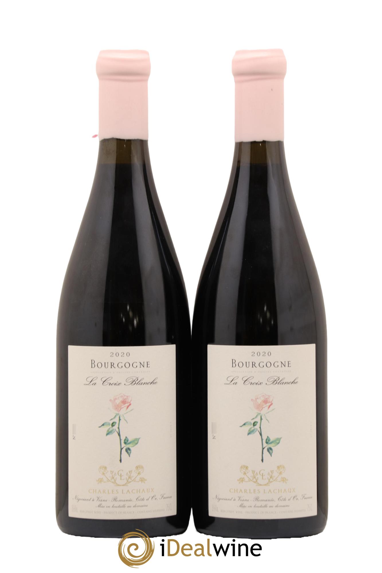 Bourgogne La Croix Blanche Charles Lachaux 2020 - Lot de 2 bouteilles - 0