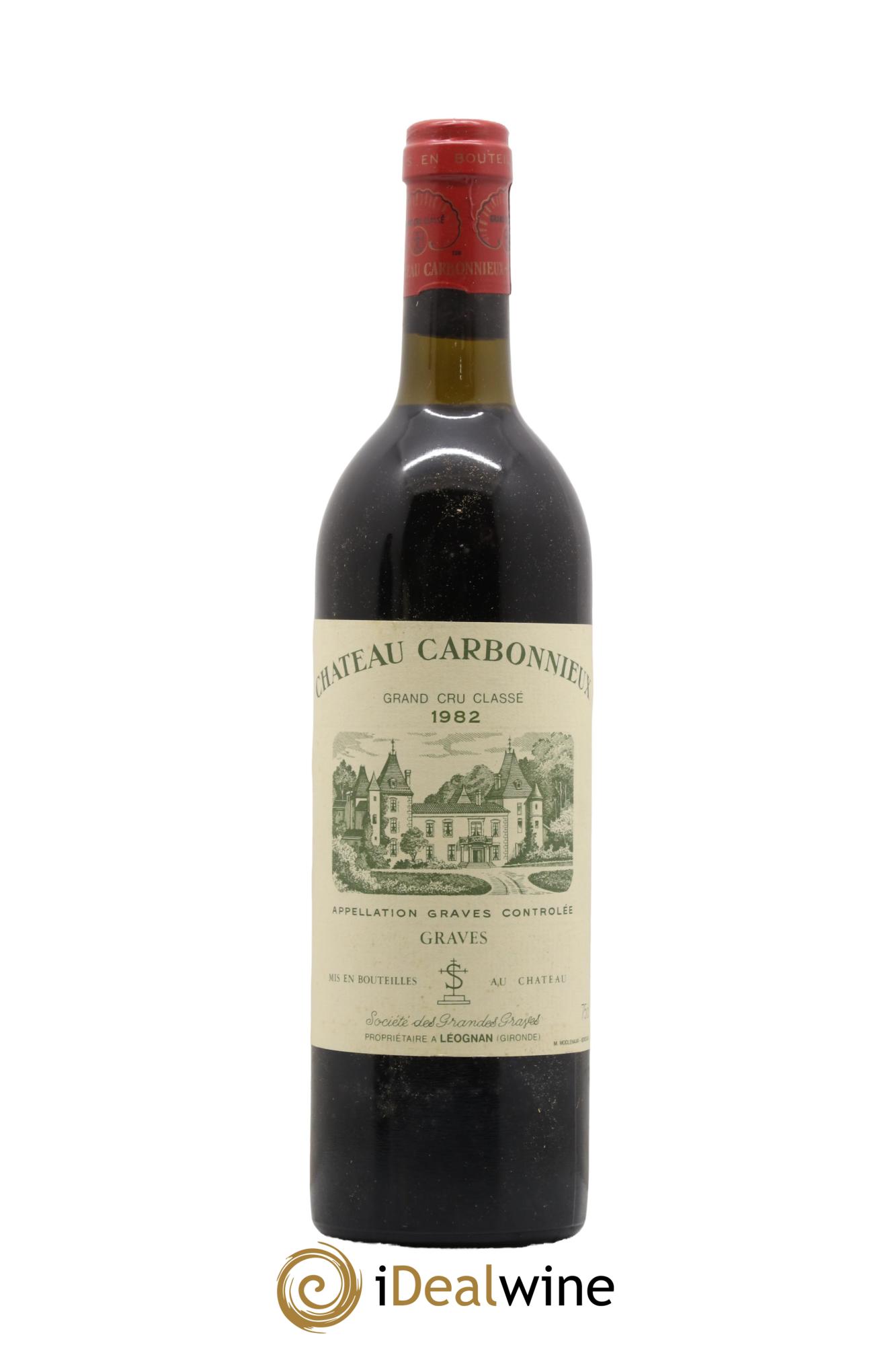 Château Carbonnieux Cru Classé de Graves 1982 - Lot de 1 bouteille - 0