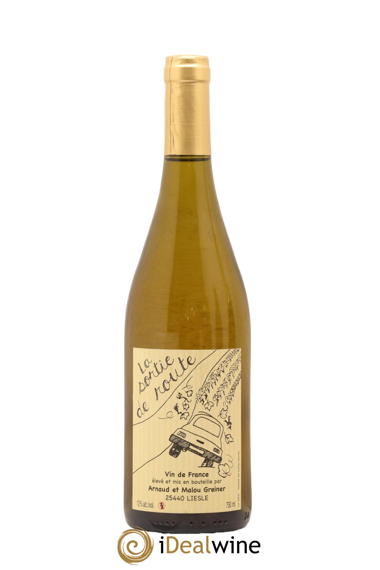 Vin de France Sortie de Route Arnaud & Malou Greiner 2021 - Lot de 1 bouteille - 0