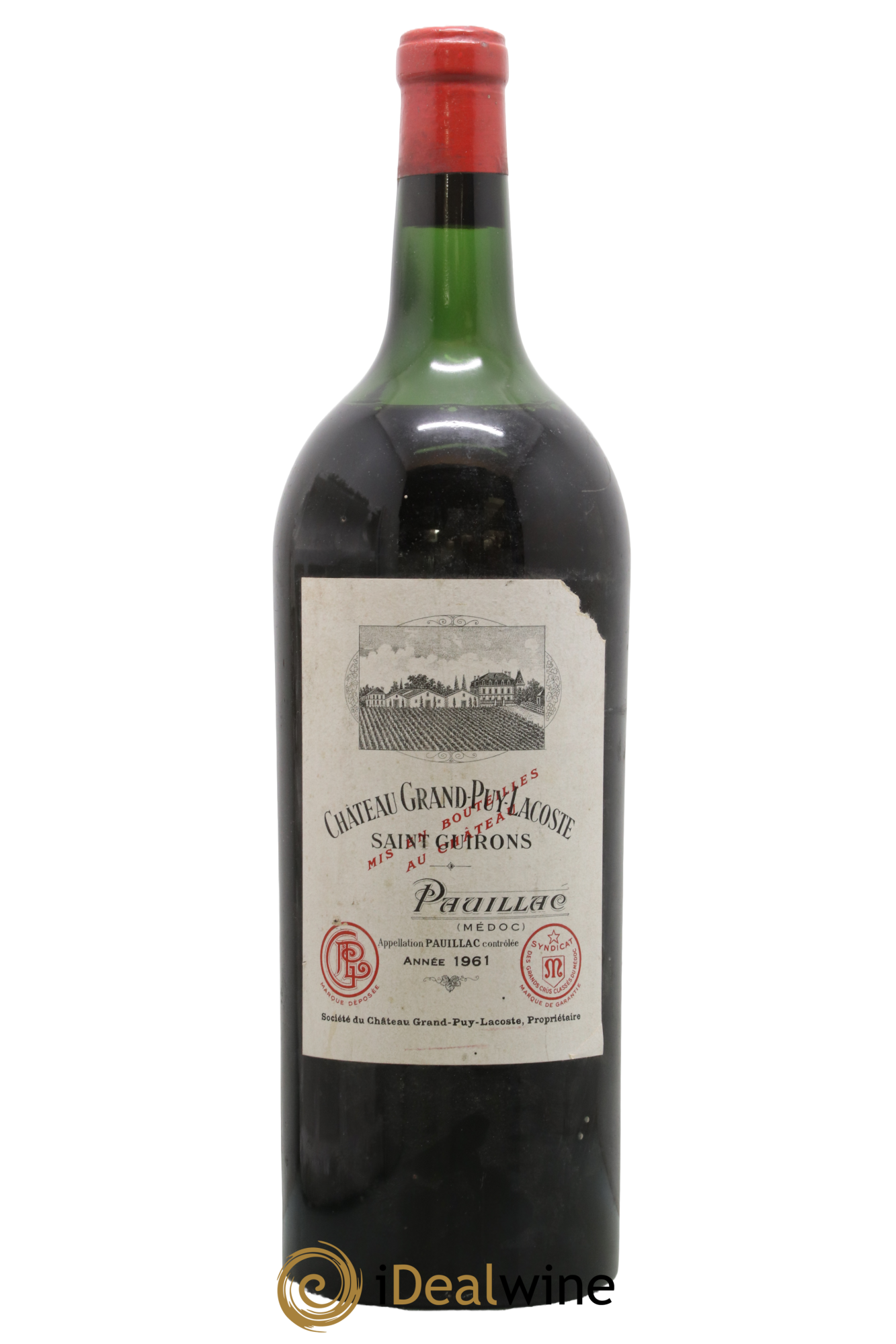 Château Grand Puy Lacoste 5ème Grand Cru Classé 1961 - Lot of 1 magnum - 0