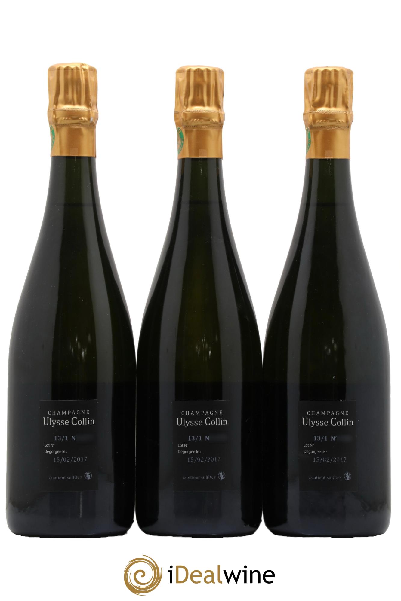 Les Pierrières Blancs de Blancs Extra-Brut Ulysse Collin - Lot de 3 bouteilles - 1