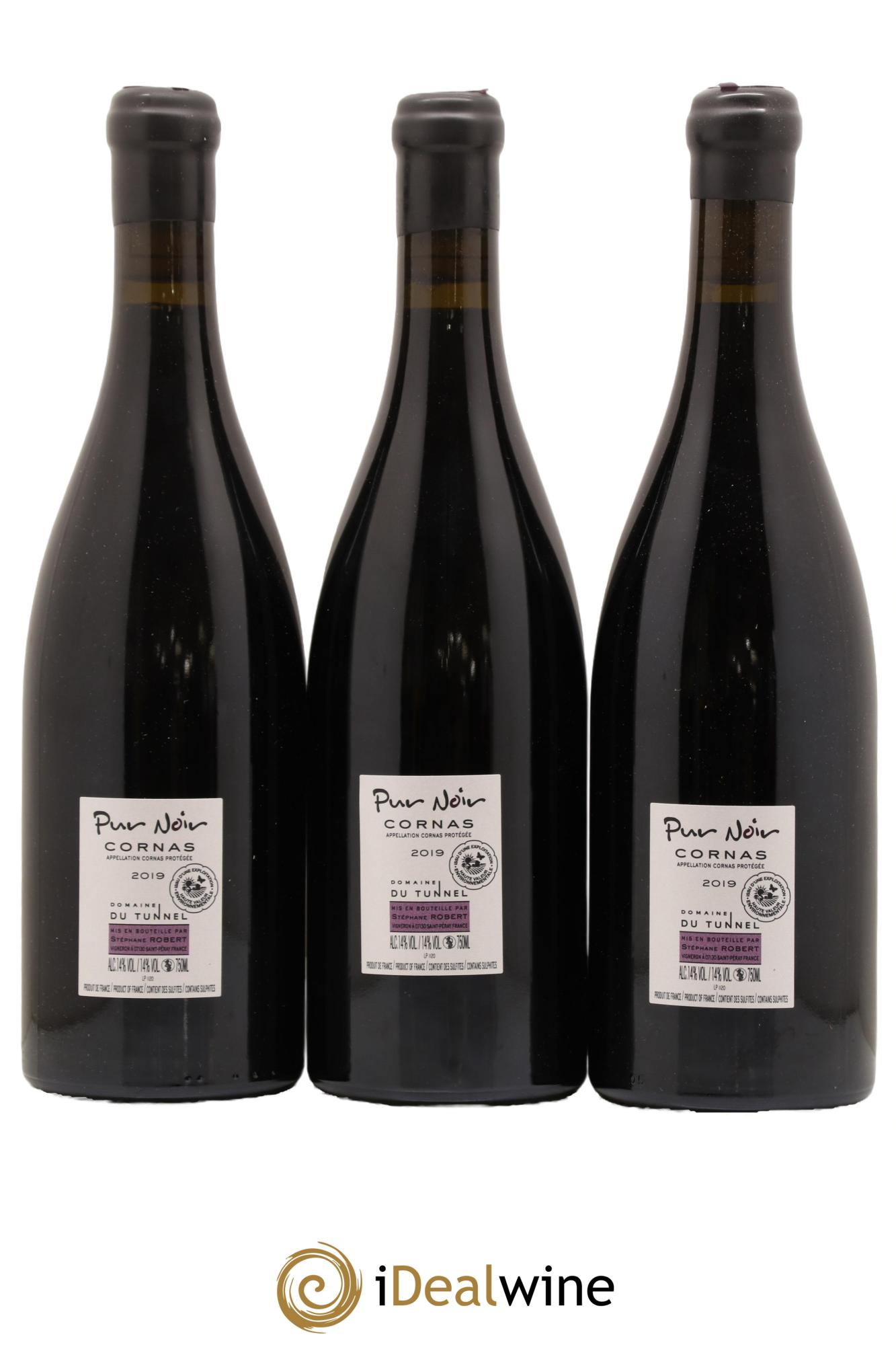 Cornas Pur Noir Tunnel (Domaine du) 2019 - Posten von 3 Flaschen - 1