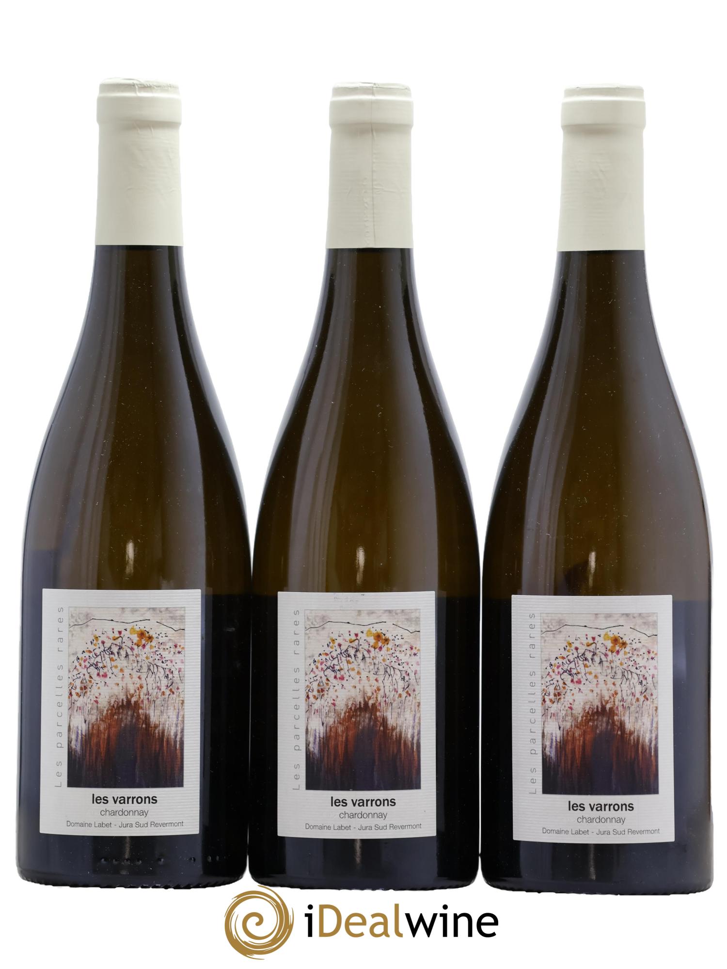 Côtes du Jura Chardonnay Les Varrons Romain - Julien - Charline Labet 2021 - Lot de 3 bouteilles - 0