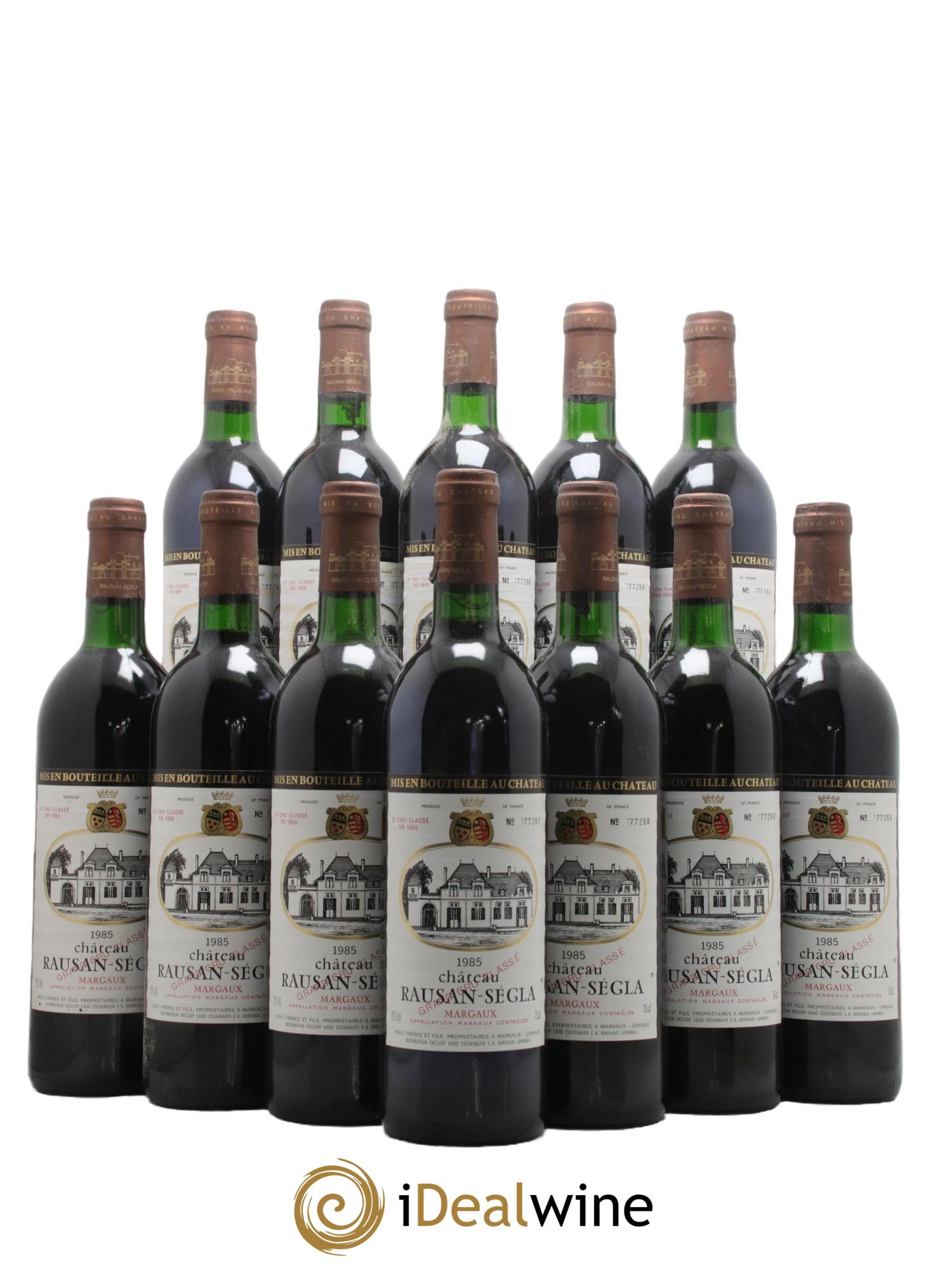 Château Rauzan Ségla Grand Cru Classé 1985 - Lot de 12 bouteilles - 0