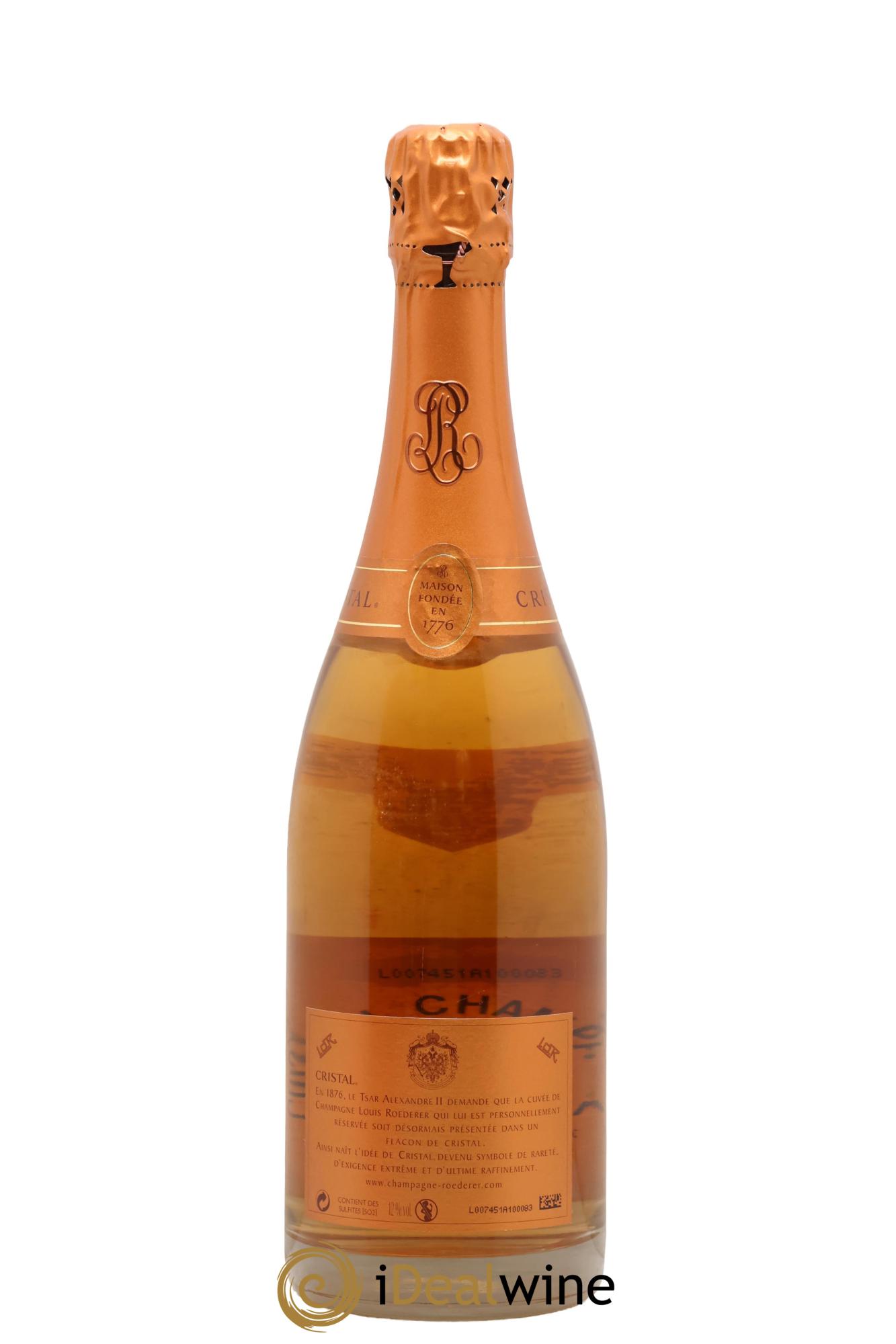 Cristal Louis Roederer 2002 - Lot de 1 bouteille - 2