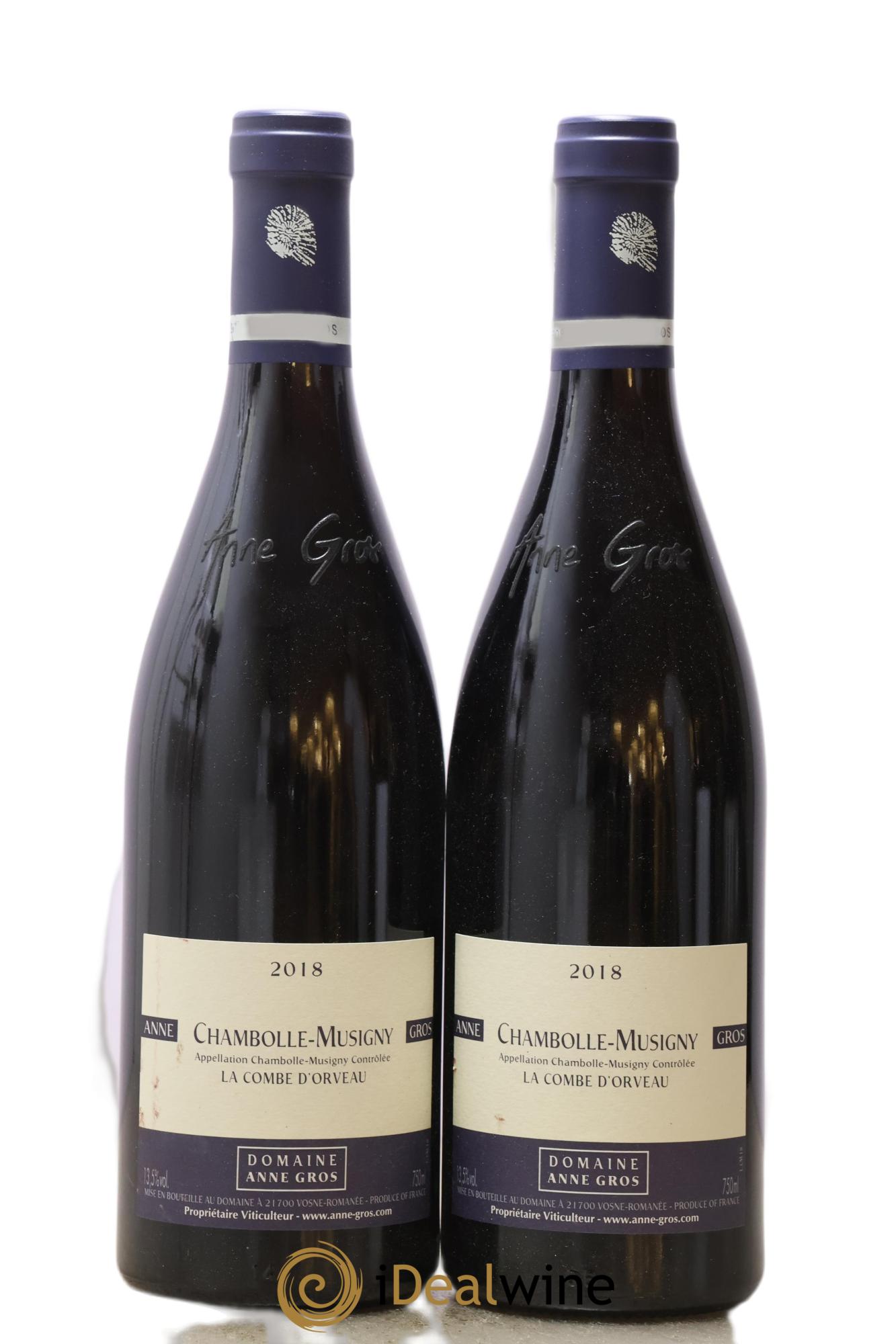 Chambolle-Musigny La Combe d'Orveau Anne Gros 2018 - Posten von 2 Flaschen - 0