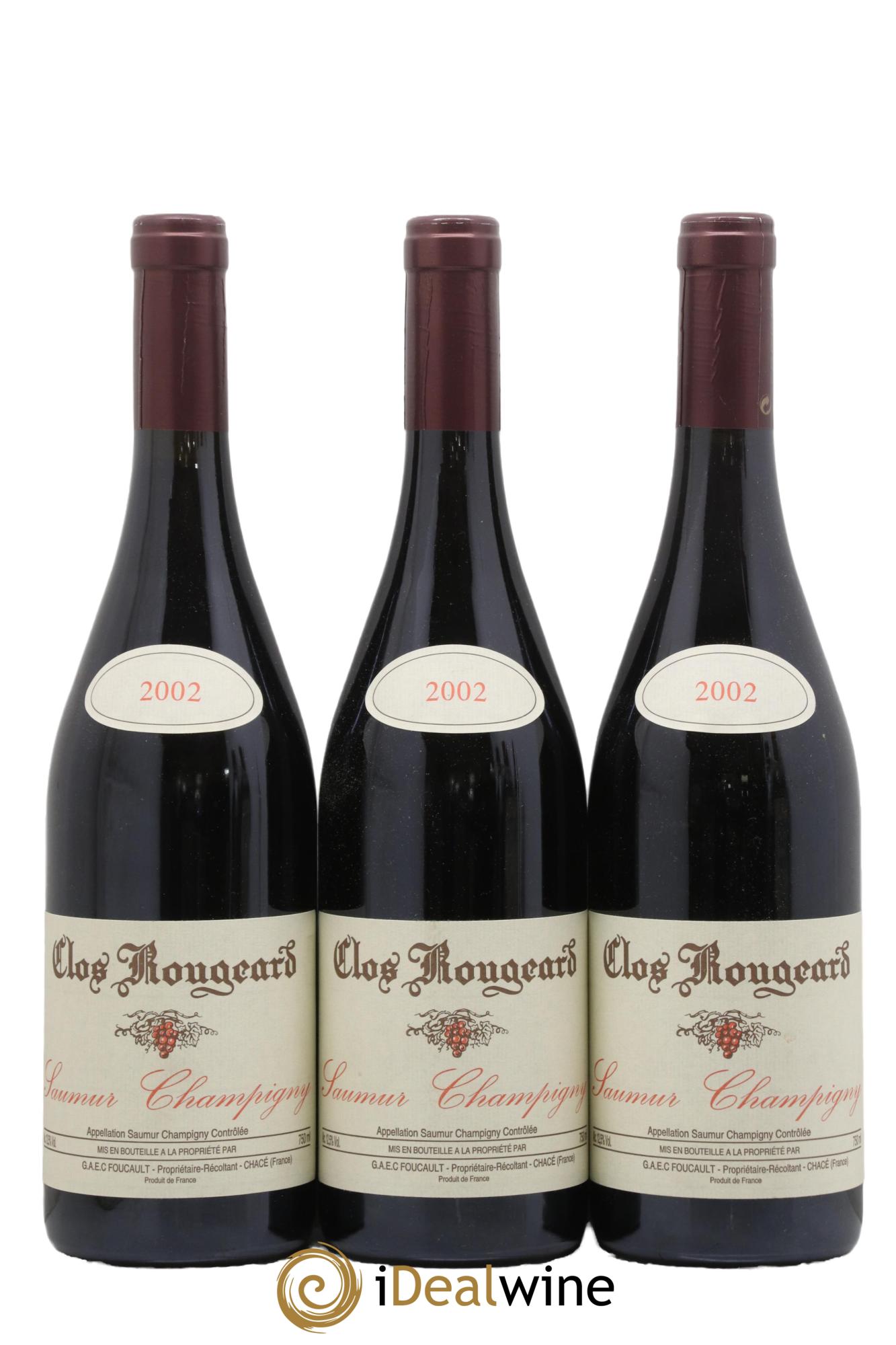 Saumur-Champigny Clos Rougeard 2002 - Posten von 3 Flaschen - 0