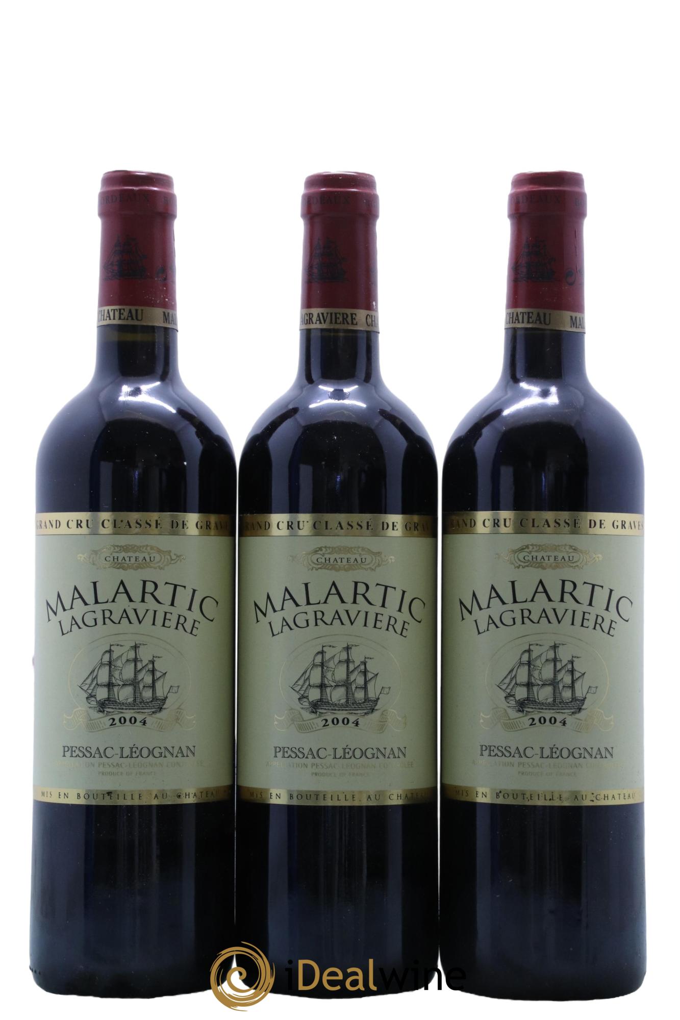 Château Malartic-Lagravière Cru Classé de Graves 2004 - Lot de 12 bouteilles - 4