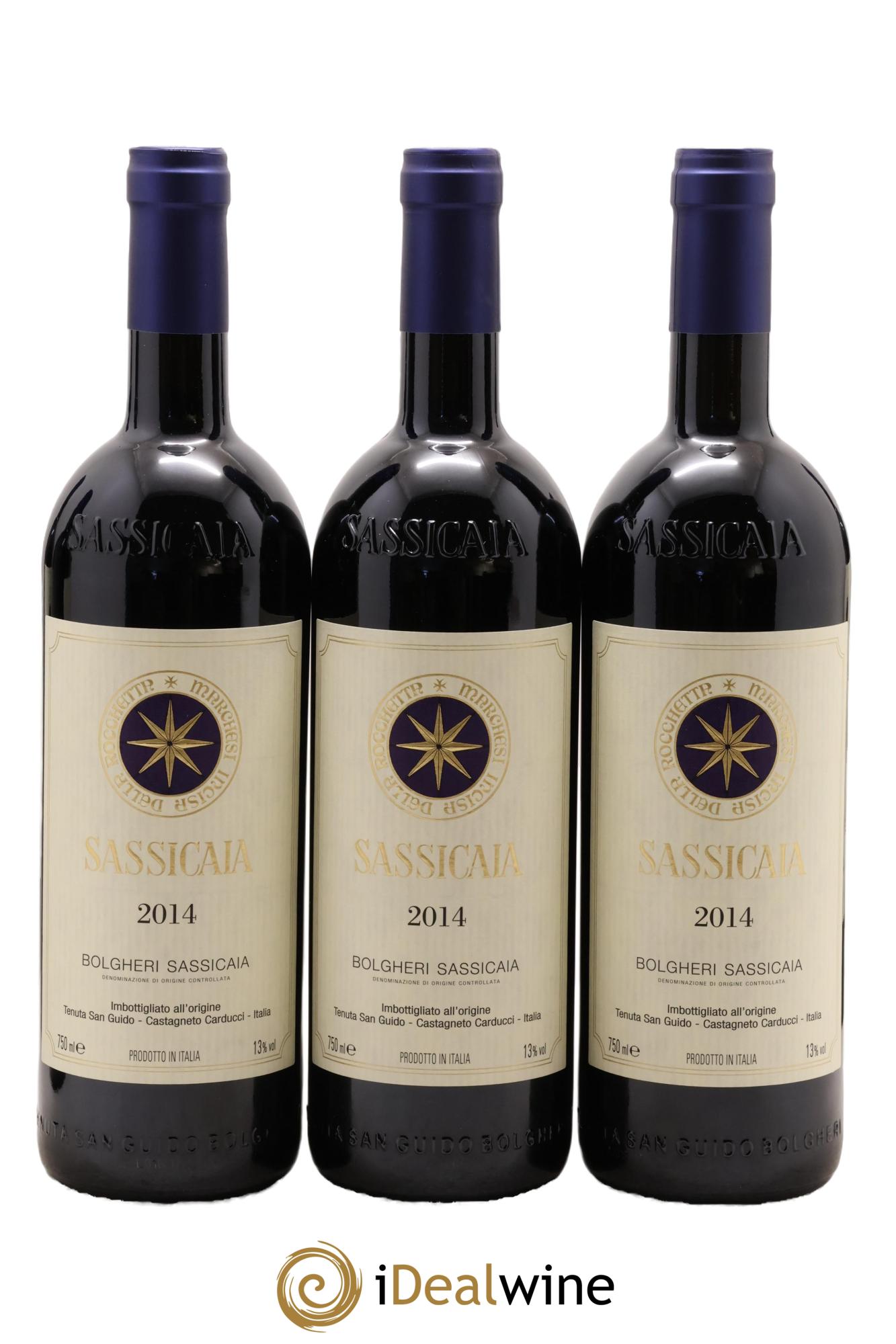Bolgheri DOC Sassicaia Tenuta San Guido 2014 - Posten von 12 Flaschen - 5