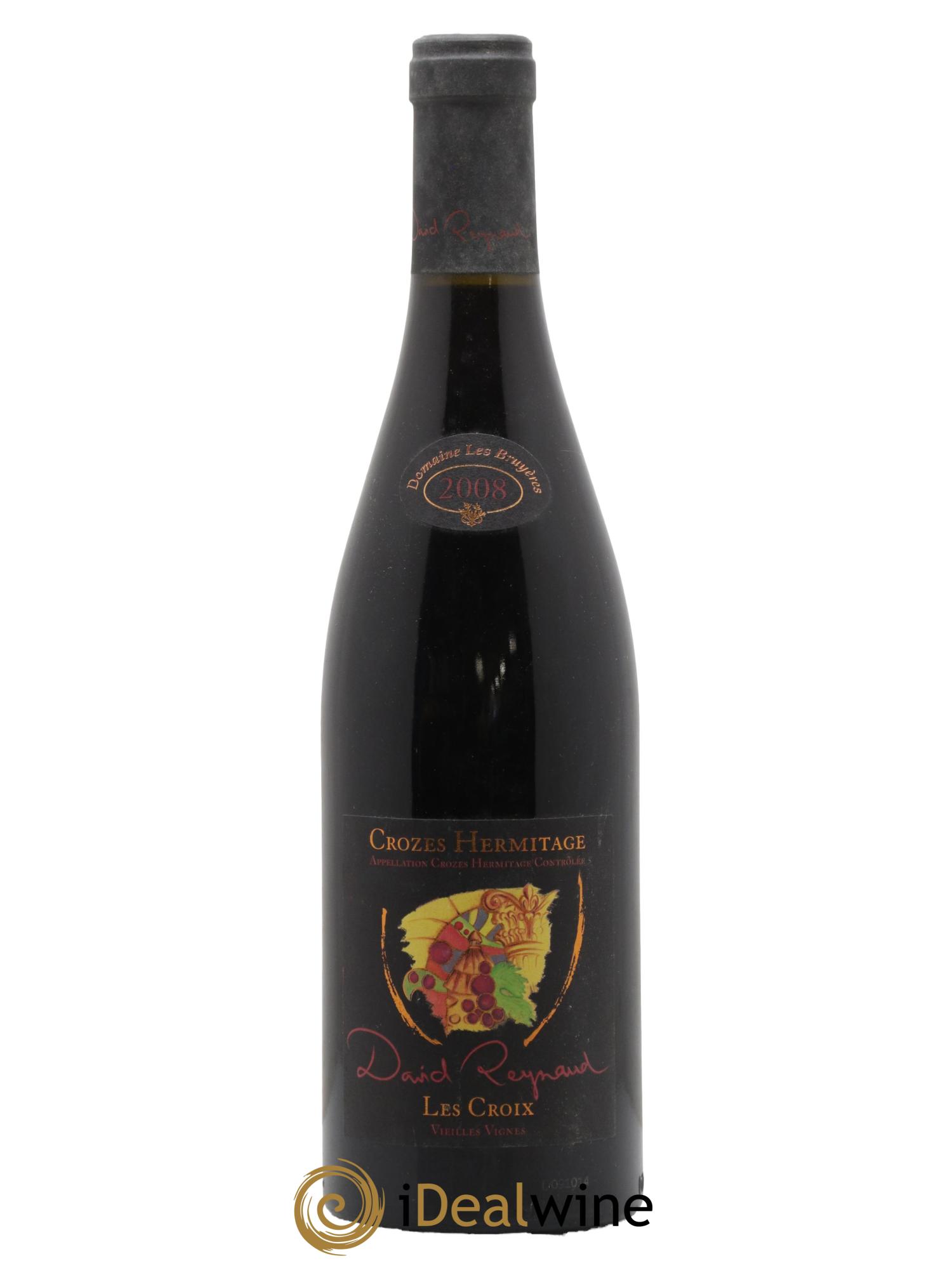 Crozes-Hermitage Les Croix Vieilles vignes David Reynaud 2008 - Lot de 1 bouteille - 0
