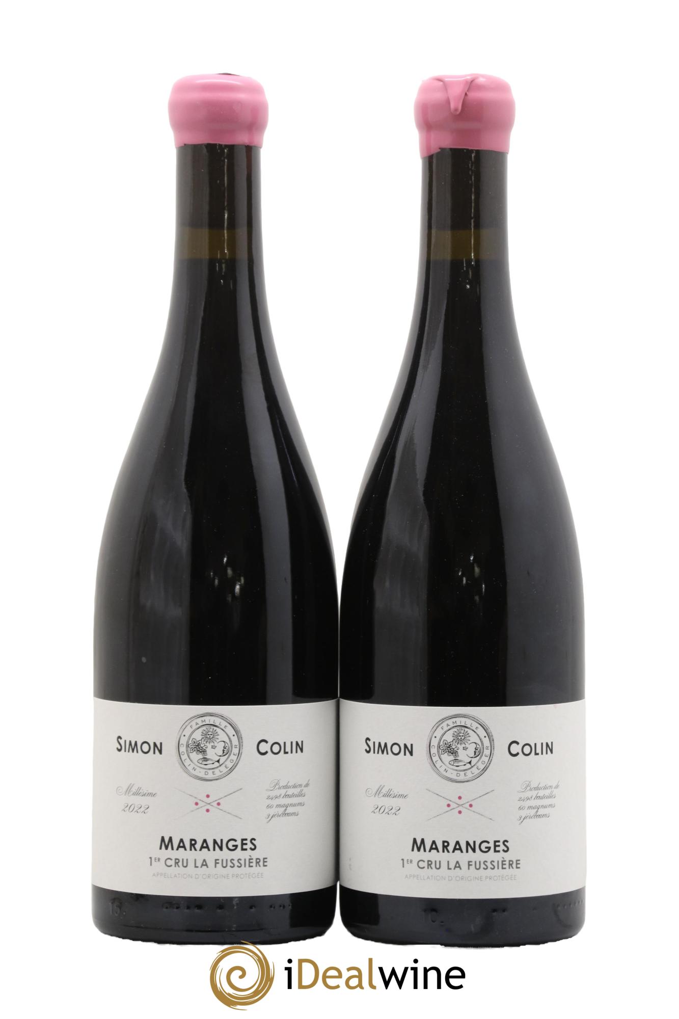 Maranges 1er Cru La Fussiuère Domaine Simon Colin 2022 - Lot de 2 bouteilles - 0